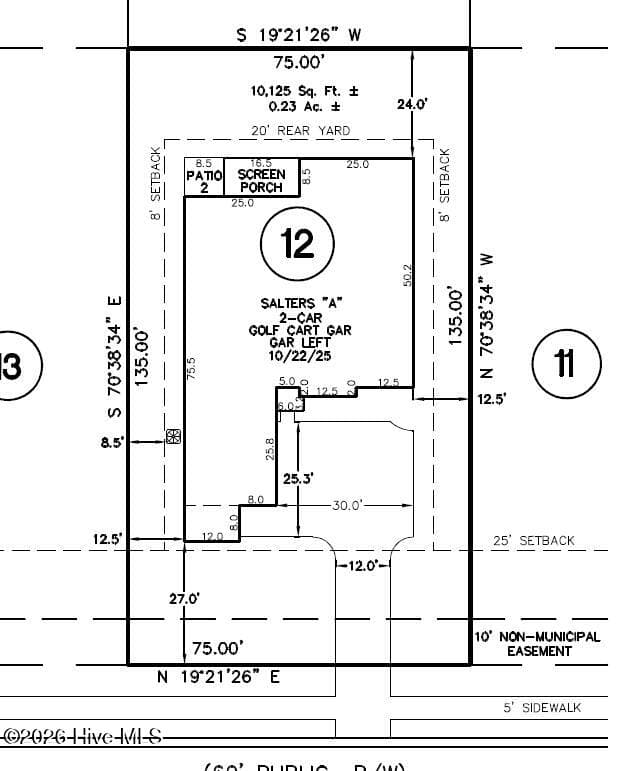 Landscaping will be included along the back of the lot. - 2012 Oakton Drive 12, Southport, NC 28461