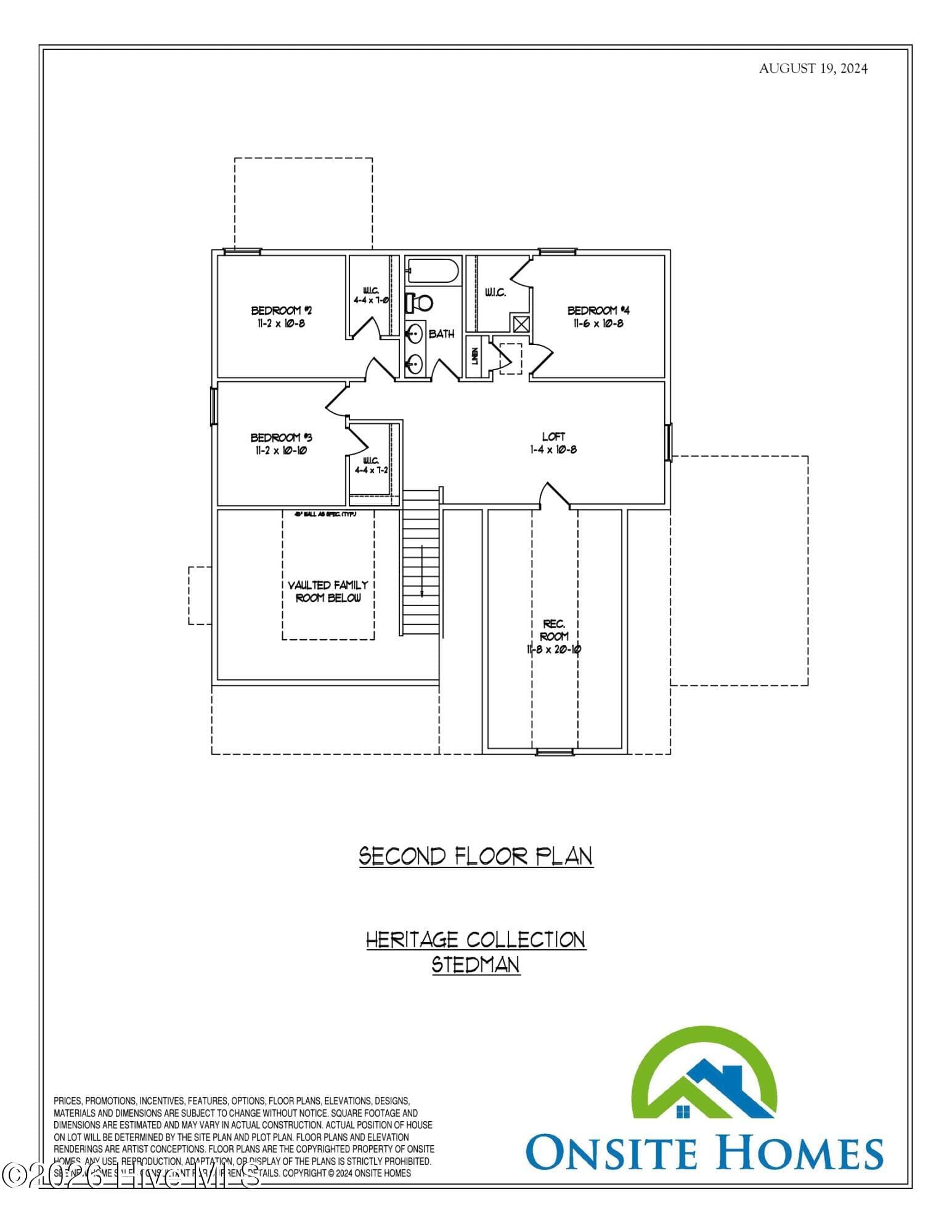 Second Floor Plan - 394 Lakebay Road, Vass, NC 28394