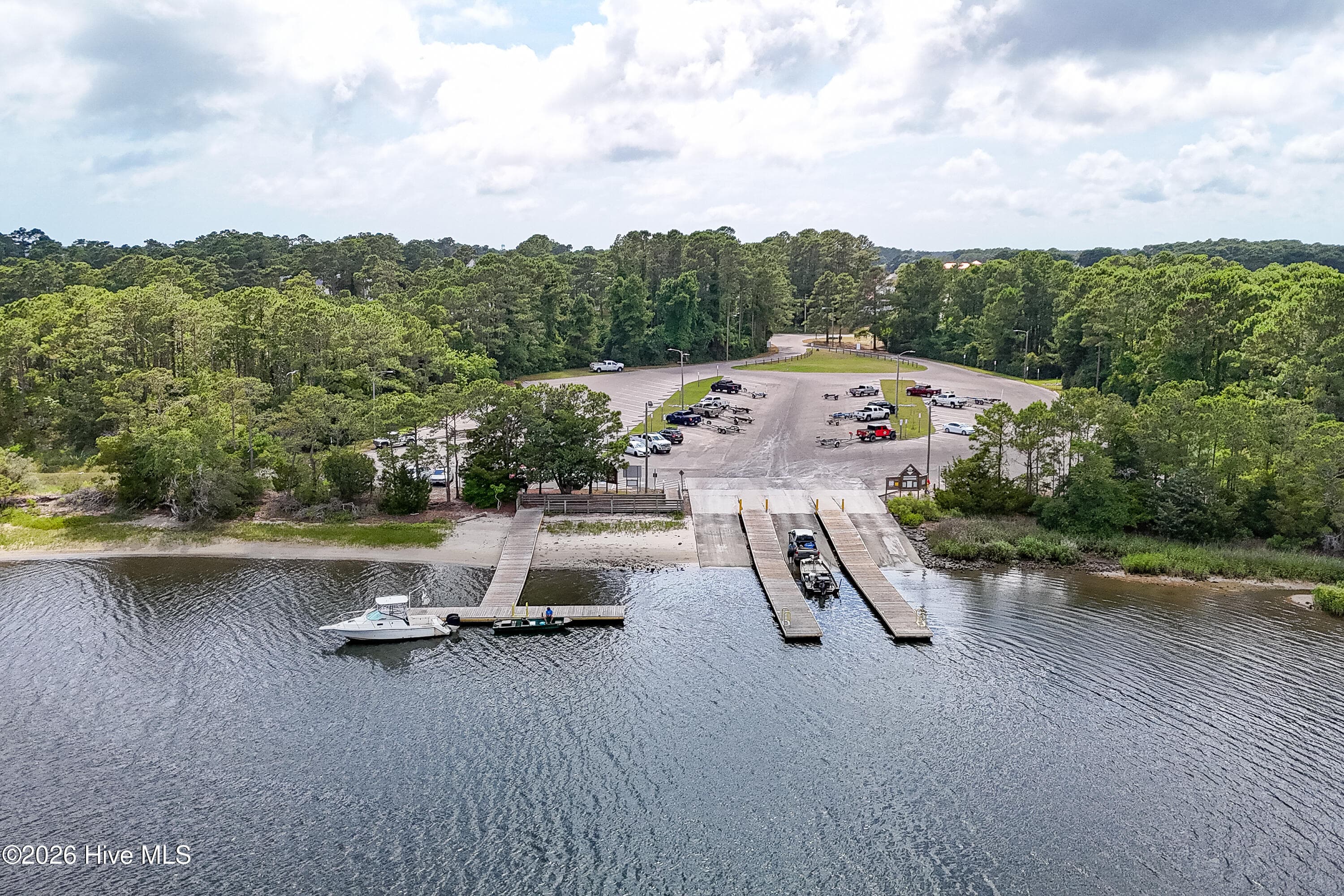 The public boat ramp is literally just across the way off Fish Factory Road - 5113 Minnesota Drive SE, Southport, NC 28461