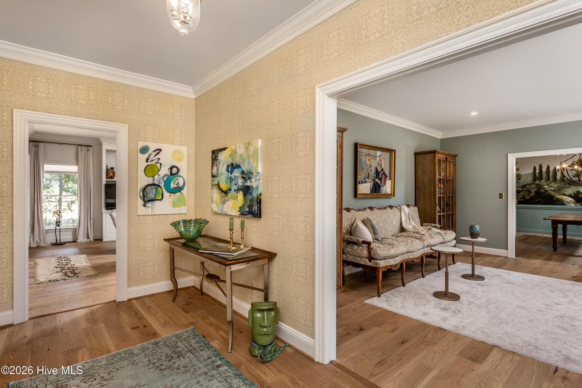 Foyer to large formal living room and family room. - 5050 Country Club Drive N, Wilson, NC 27896