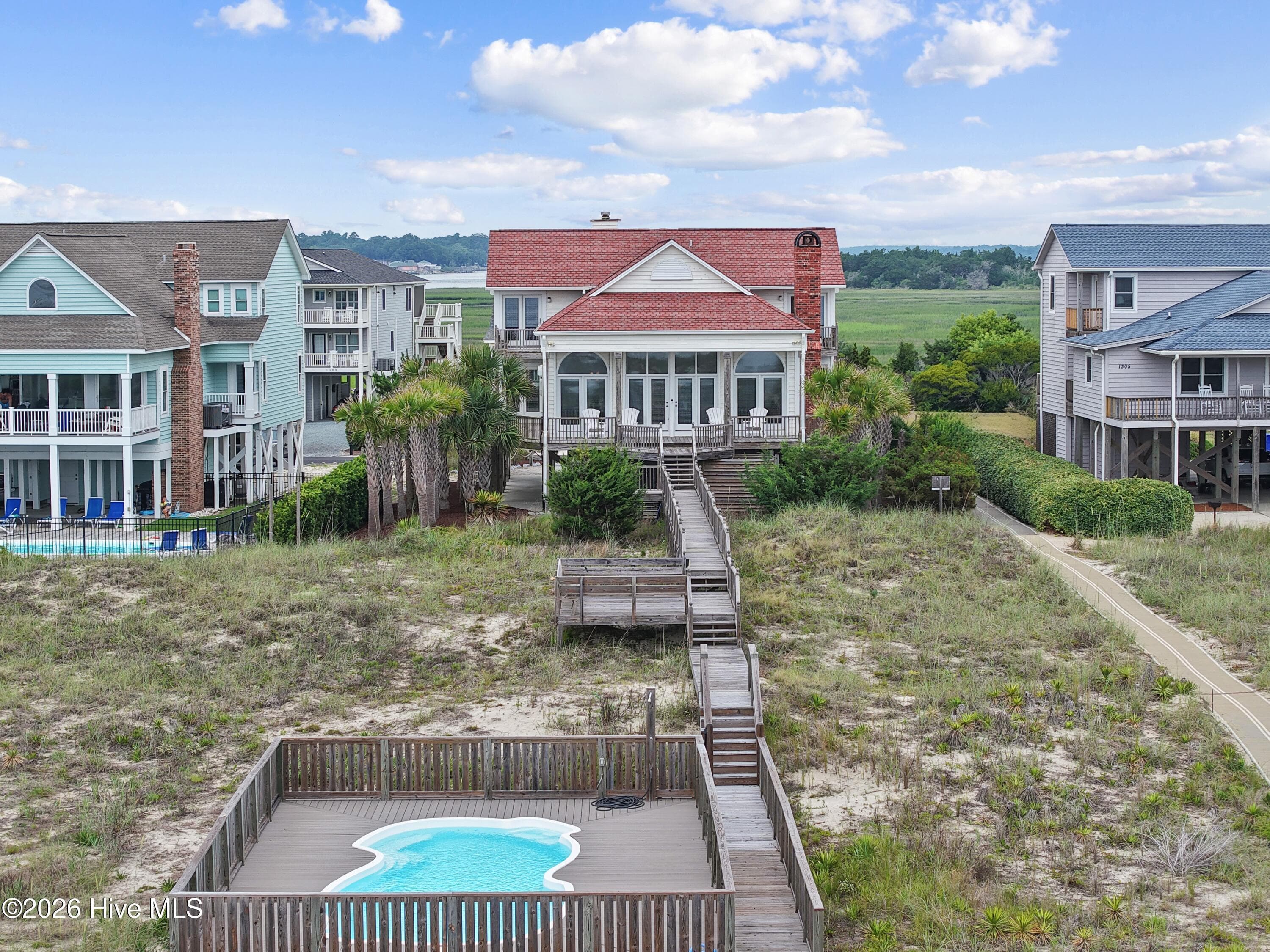 Single Family Residence at 1307 Ocean Boulevard W, Holden Beach, NC 28462, photo 105 of 109