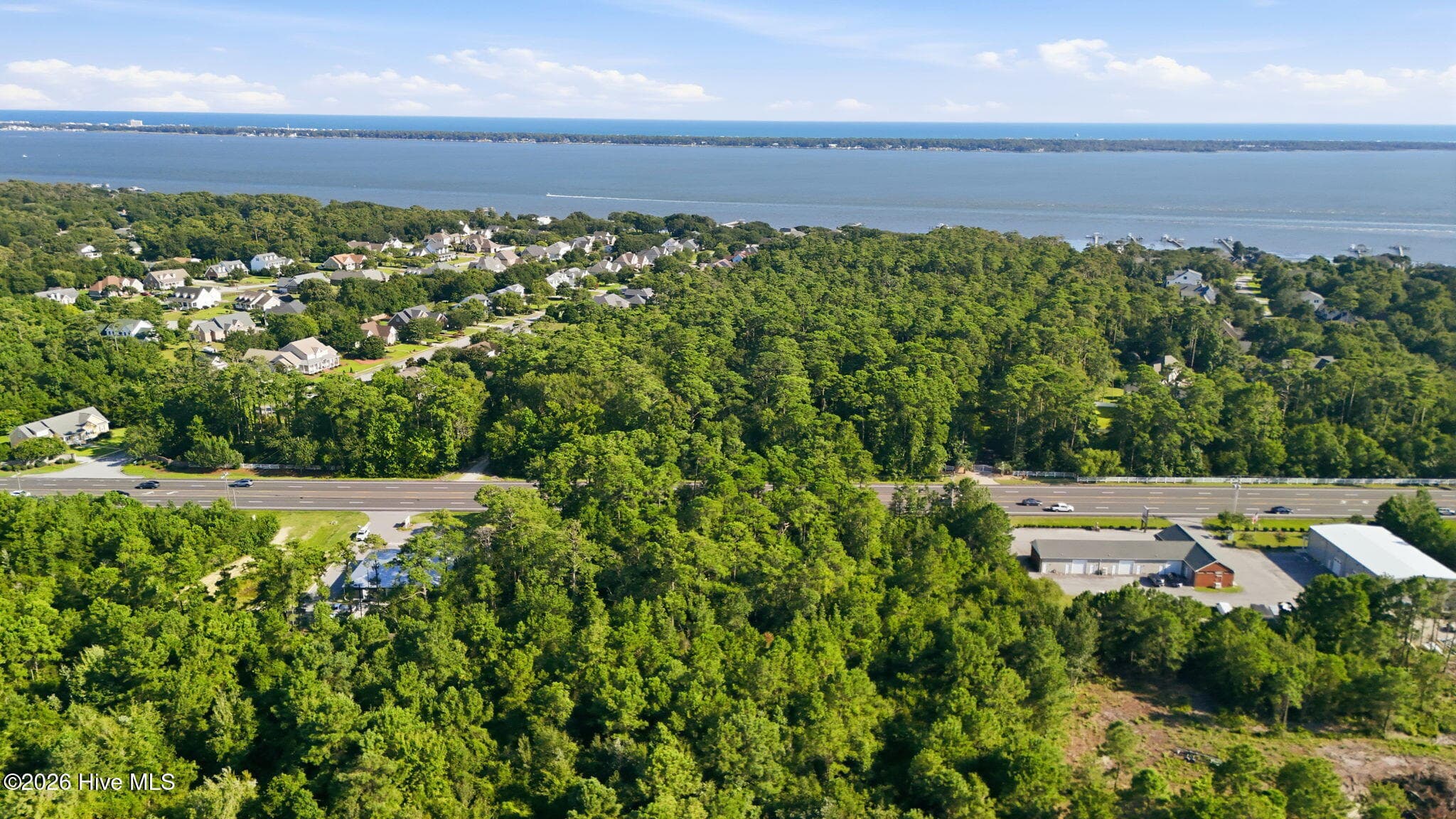 Aerial from the Back - 430 Highway 24, Morehead City, NC 28557