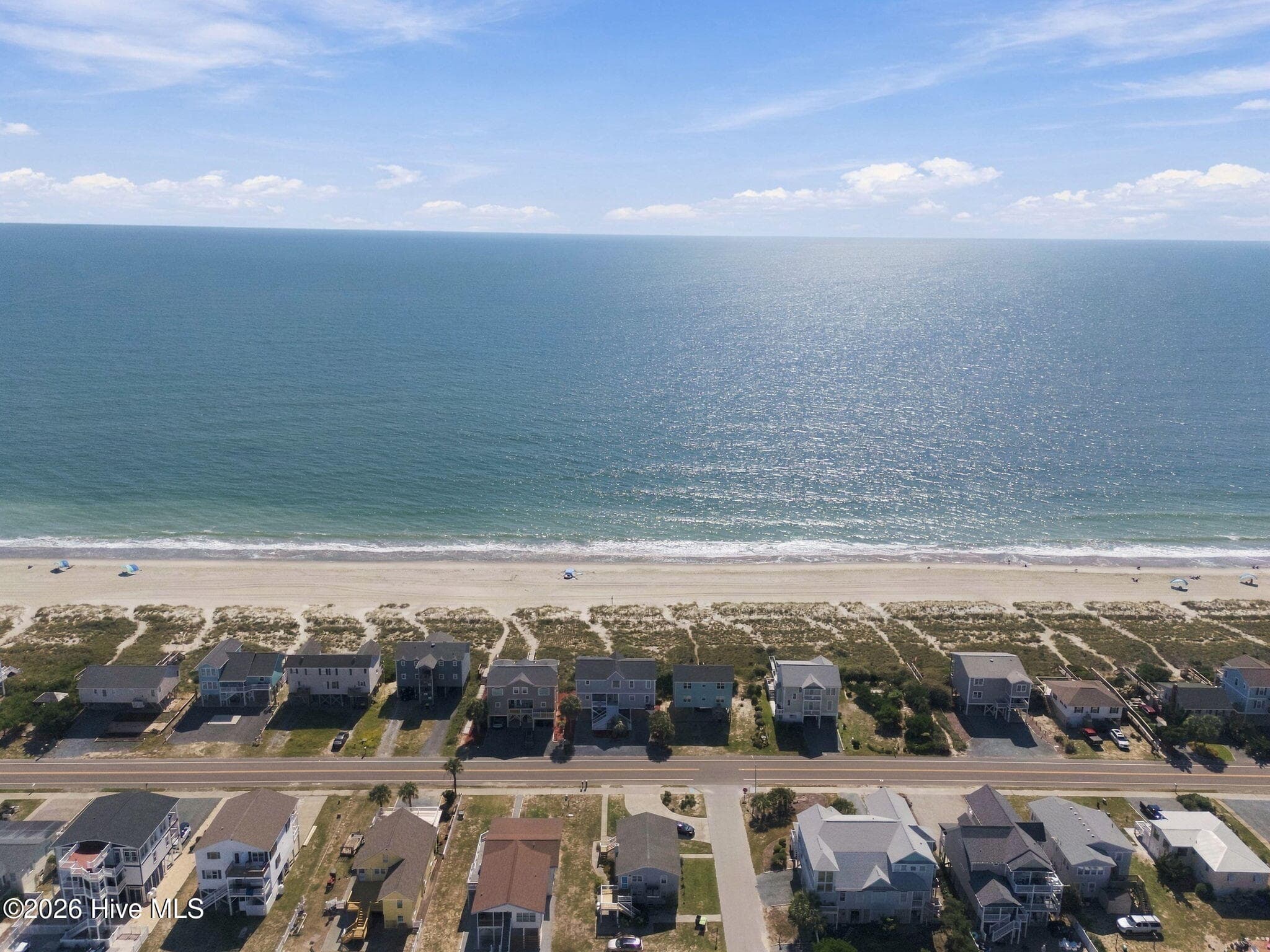 Aerial View - 134 Ocean Boulevard E, Holden Beach, NC 28462, Holden Beach