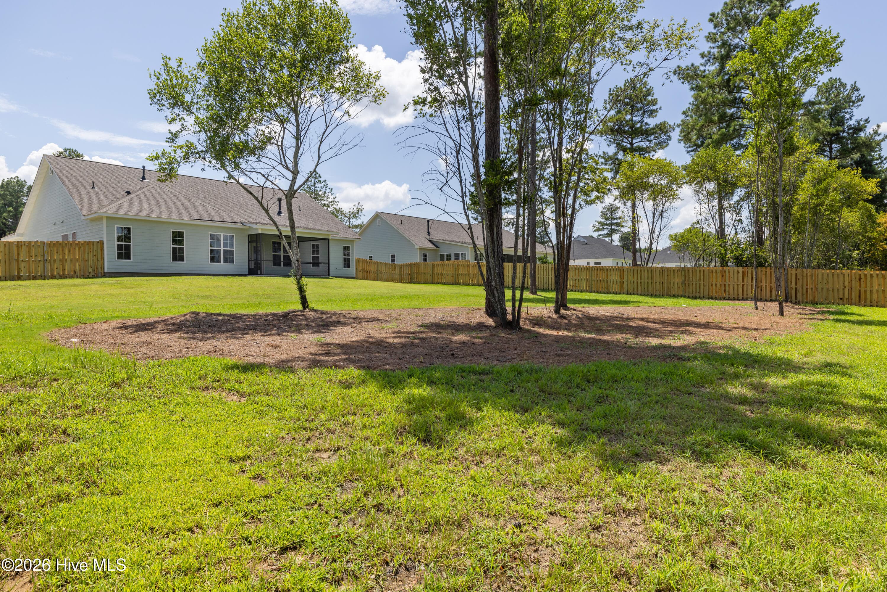 Back yard privacy fence - 1488 Bellingham Drive, Beech Island, SC 29842