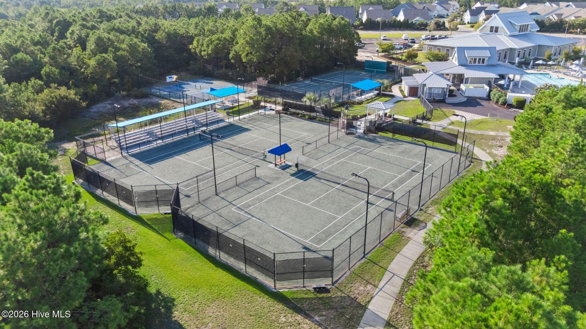Community and Club amenities include tennis, pickleball, racquetball and more - 2807 Inverness Circle SE, Southport, NC 28461
