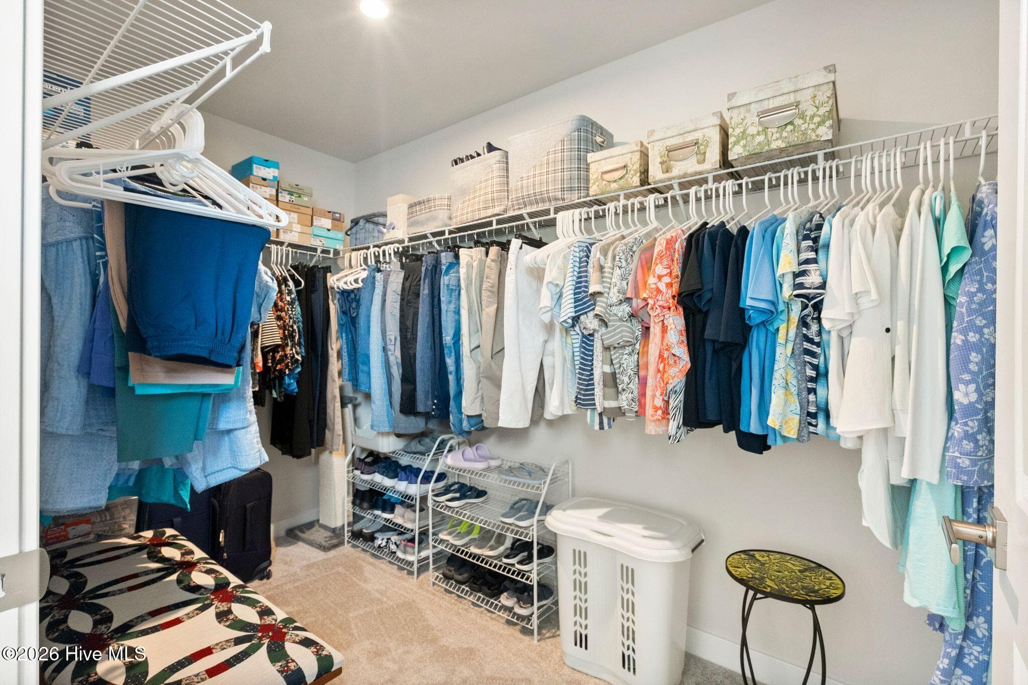 PRIMARY BEDROOM WALK-IN CLOSET - 967 Rindlewood Trail NE, Bolivia, NC 28422