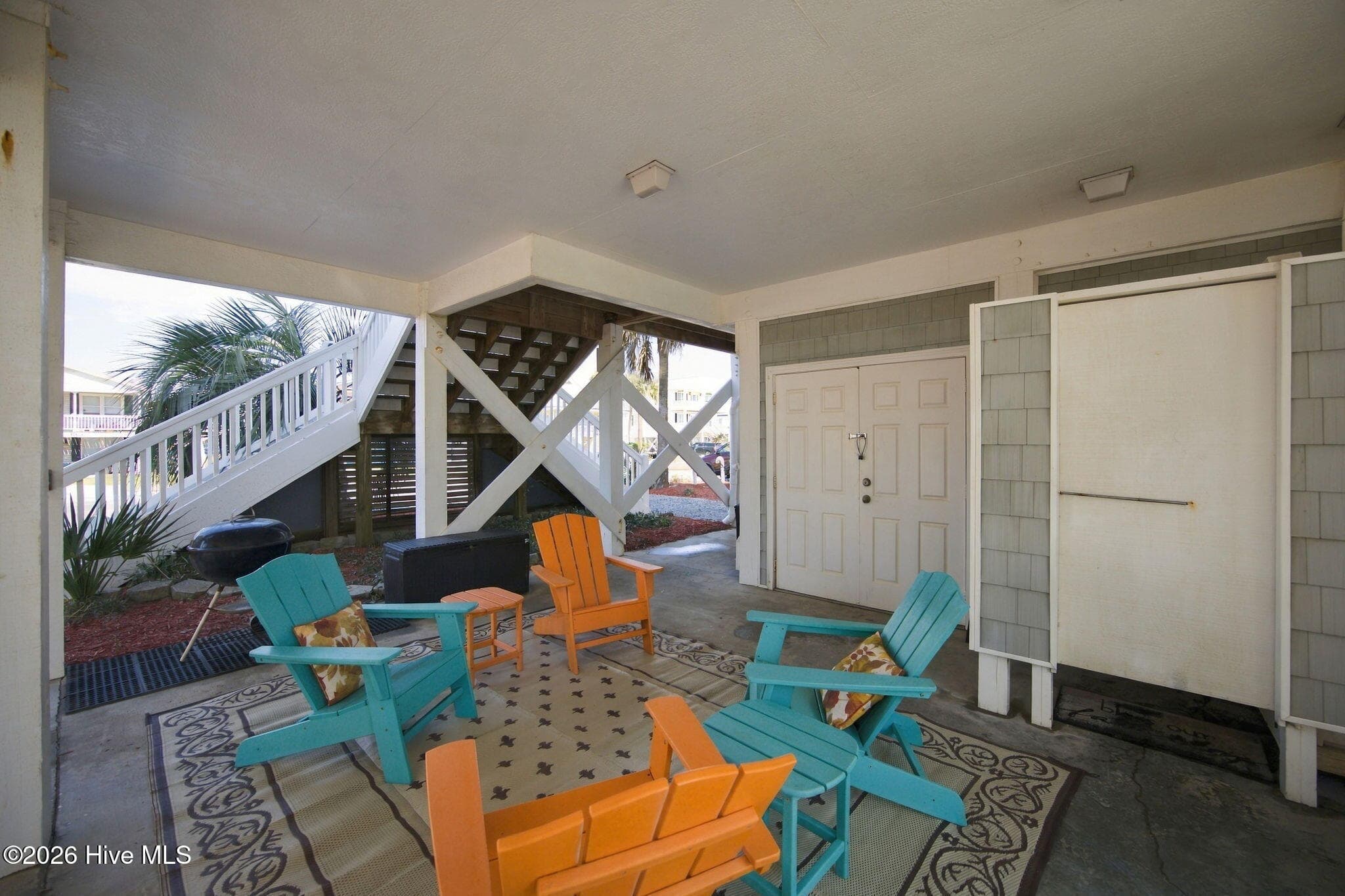 Under The Home Sitting Area - 134 Ocean Boulevard E, Holden Beach, NC 28462, Holden Beach