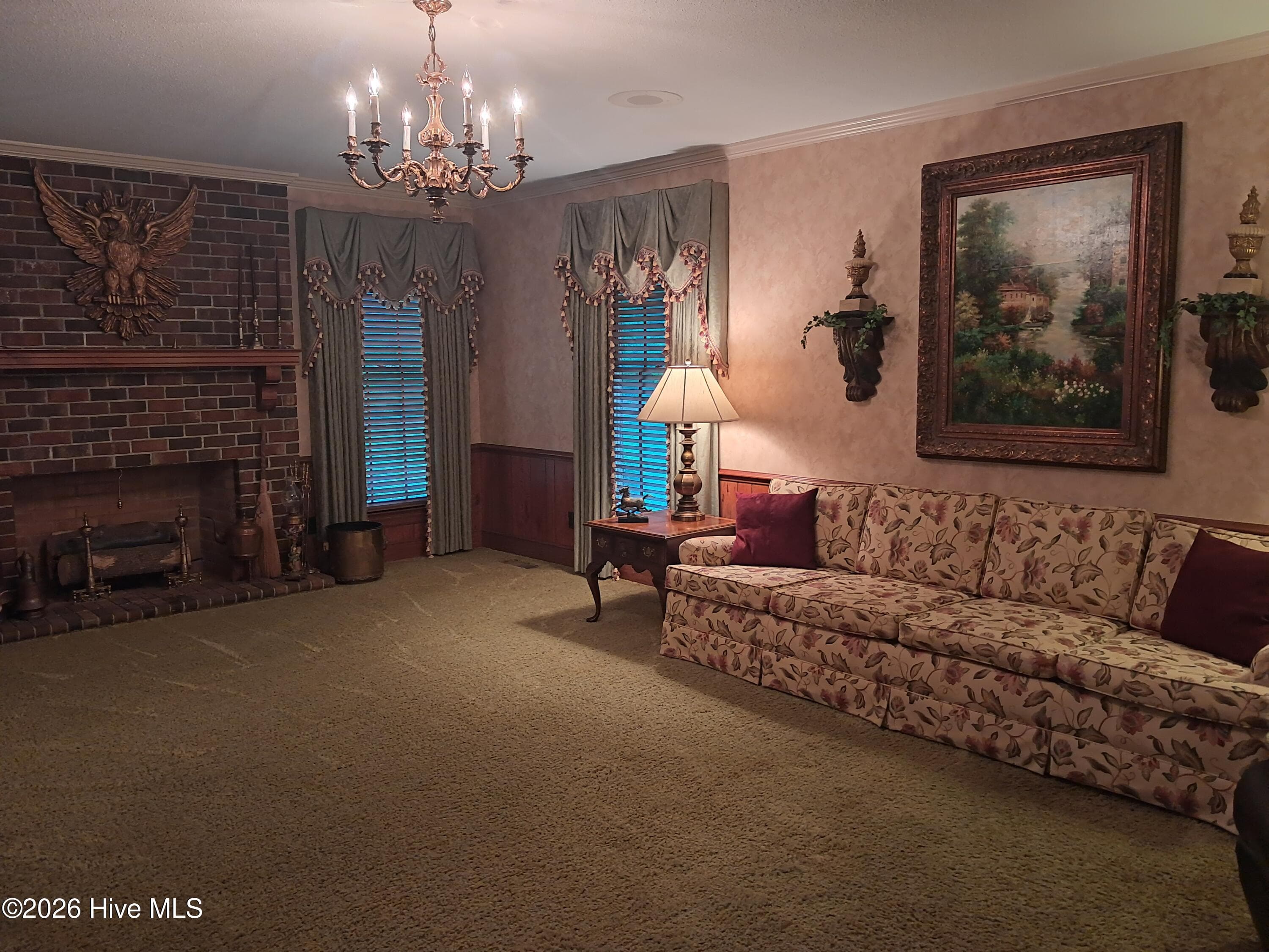 Main house den - 316 First Street, Hookerton, NC 28538