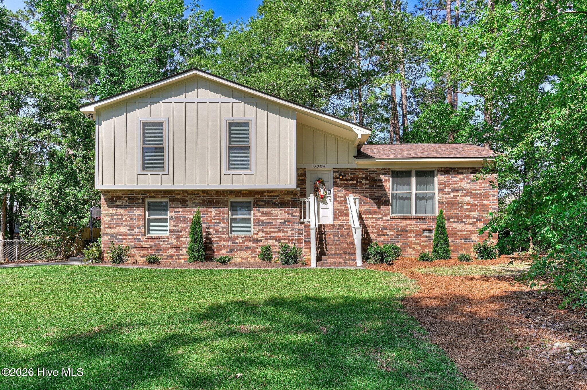 Landscaped Front Yard - 3304 Quaker Spring Road, Augusta, GA 30907