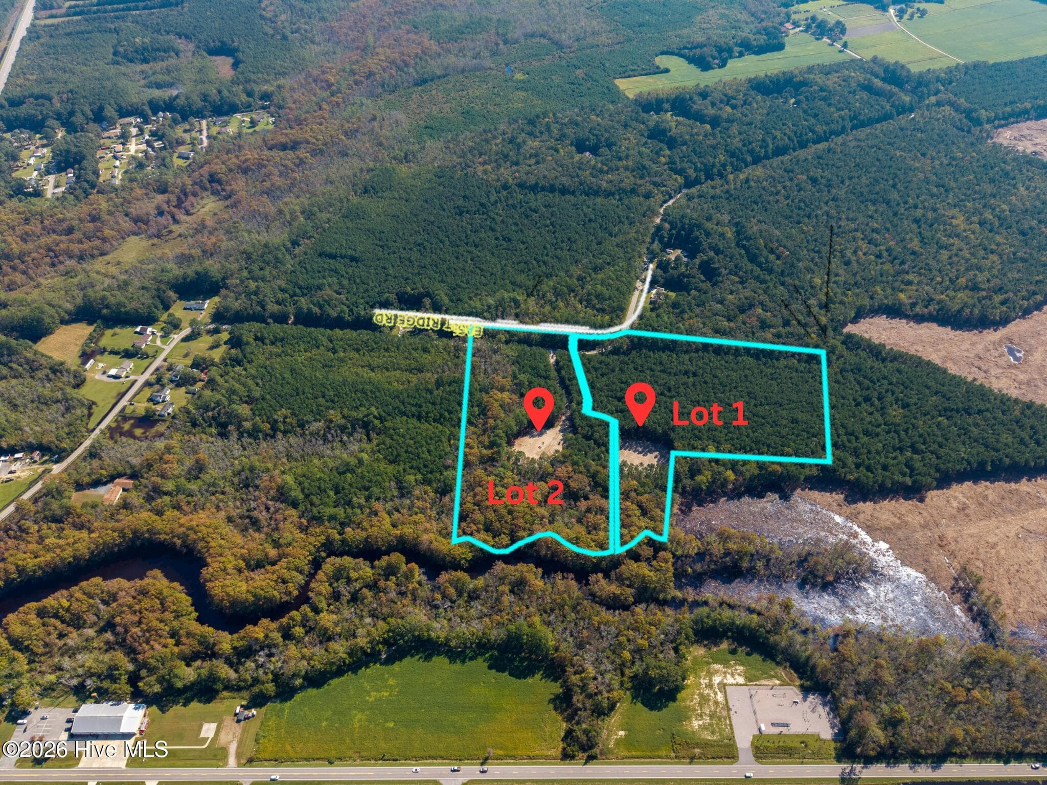 Lot Lines are approximate - Lot # 2 Lot # 2 East Ridge Road, Moyock, NC 27958