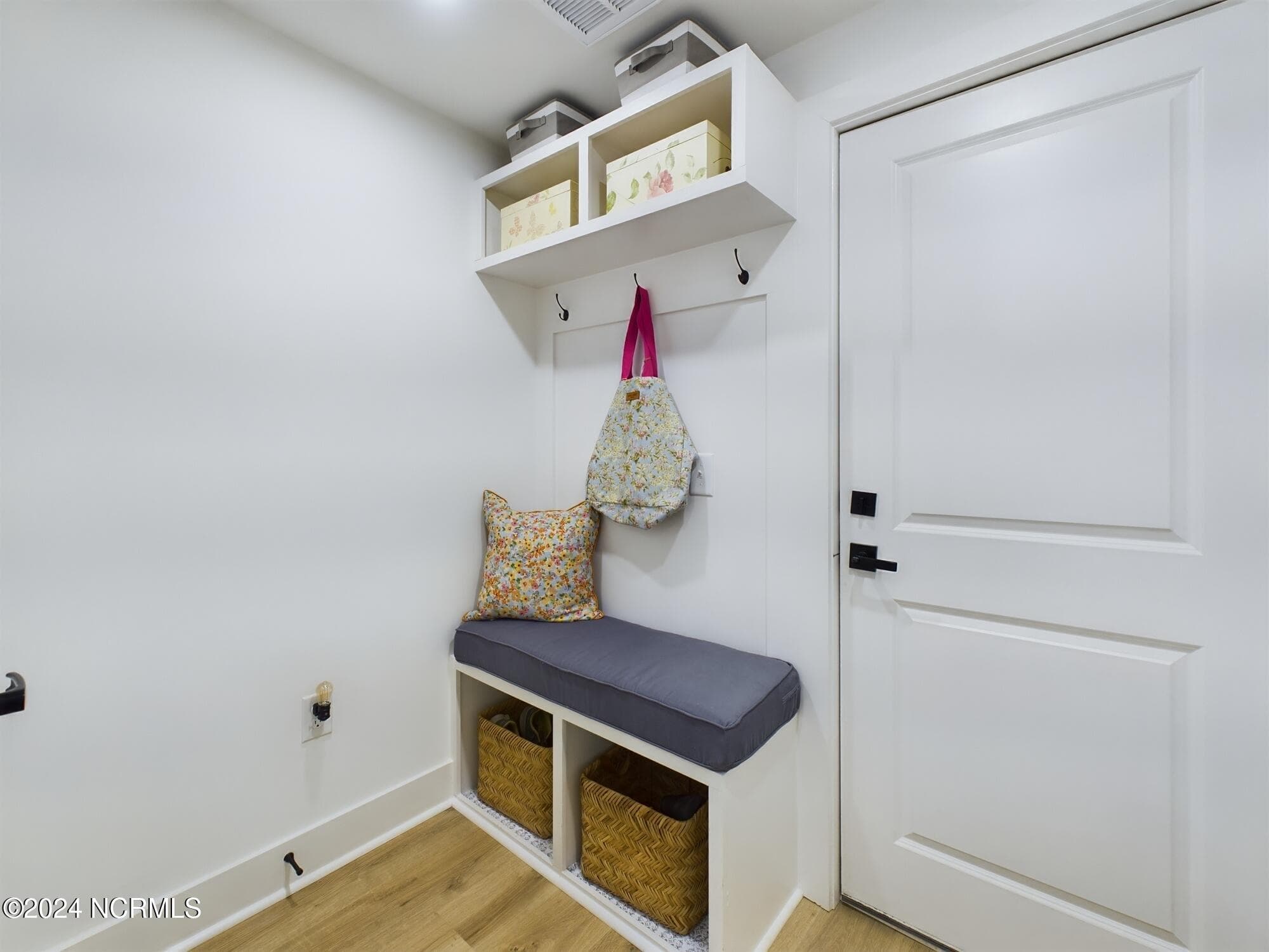 Mudroom area just inside garage entry - 129 Lexington Lane, Southern Pines, NC 28387