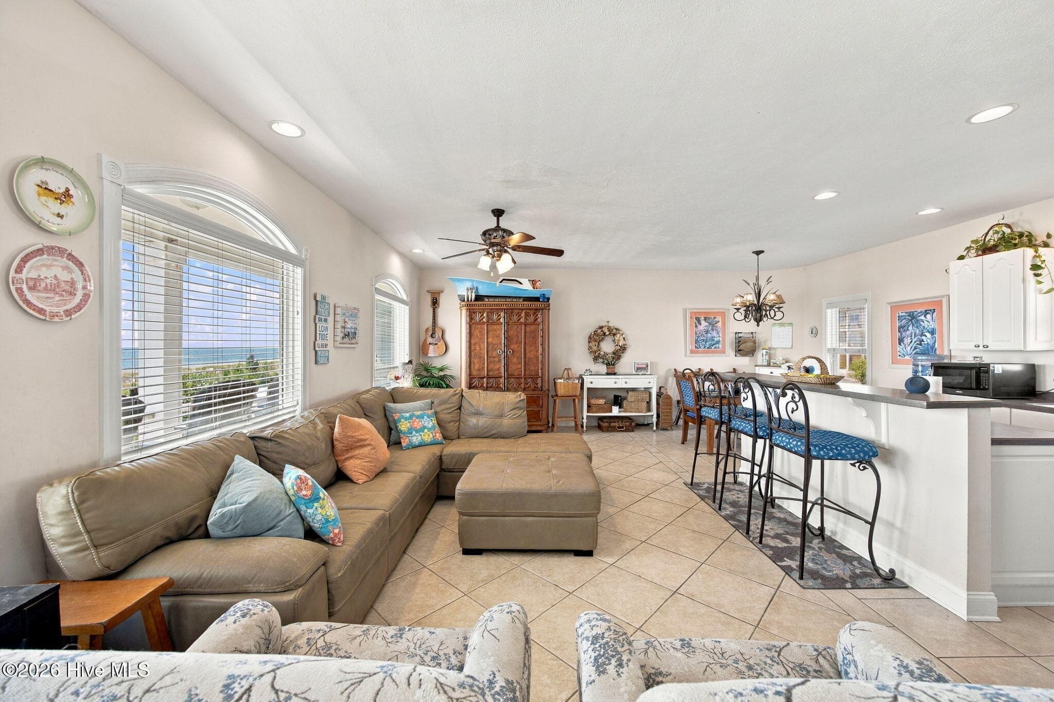 Living Room - 134 Ocean Boulevard E, Holden Beach, NC 28462, Holden Beach