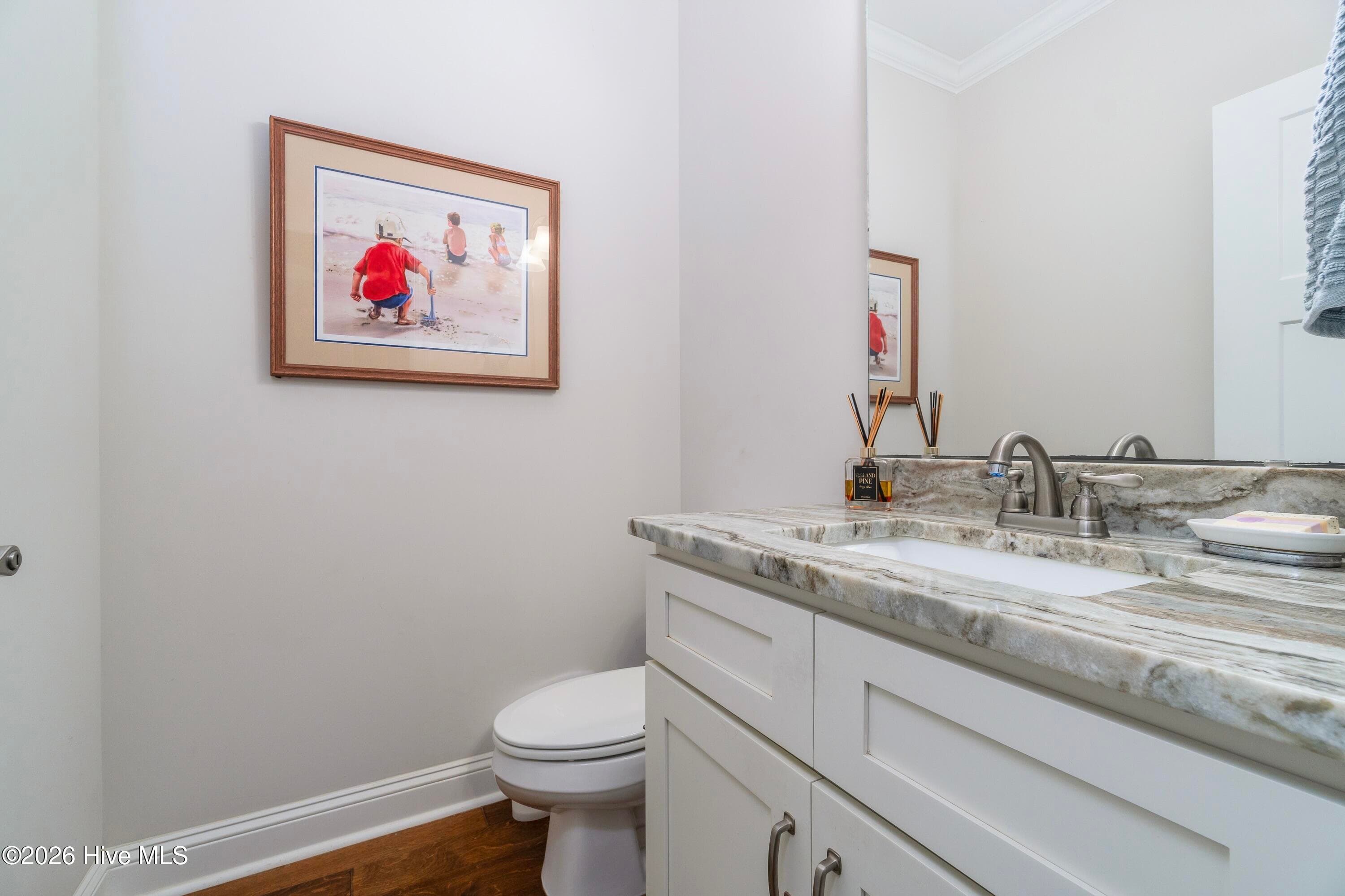 Downstairs half bath - 603 Trawler Place, Newport, NC 28570, Newport