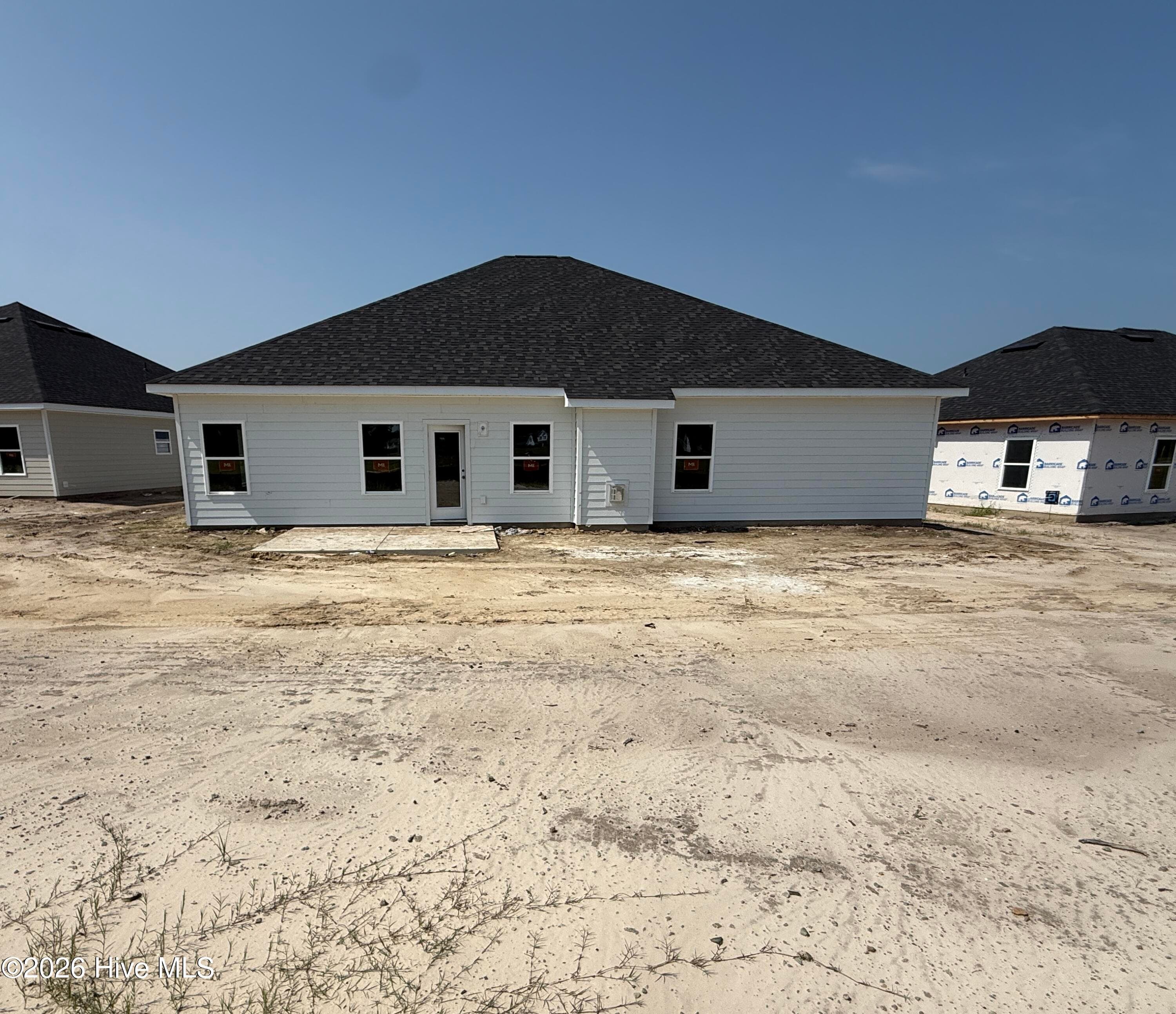 Actual homesite under construction. Picture taken 8/15 - 2129 Sandbrook Loop, Leland, NC 28451