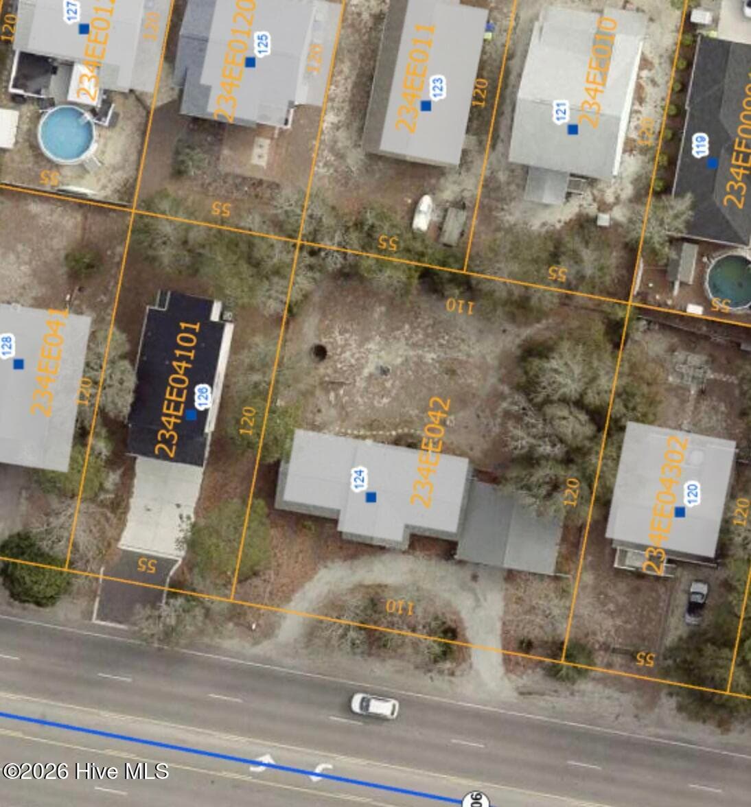 GIS Map View - 124 N Middleton Avenue, Oak Island, NC 28465, Oak Island