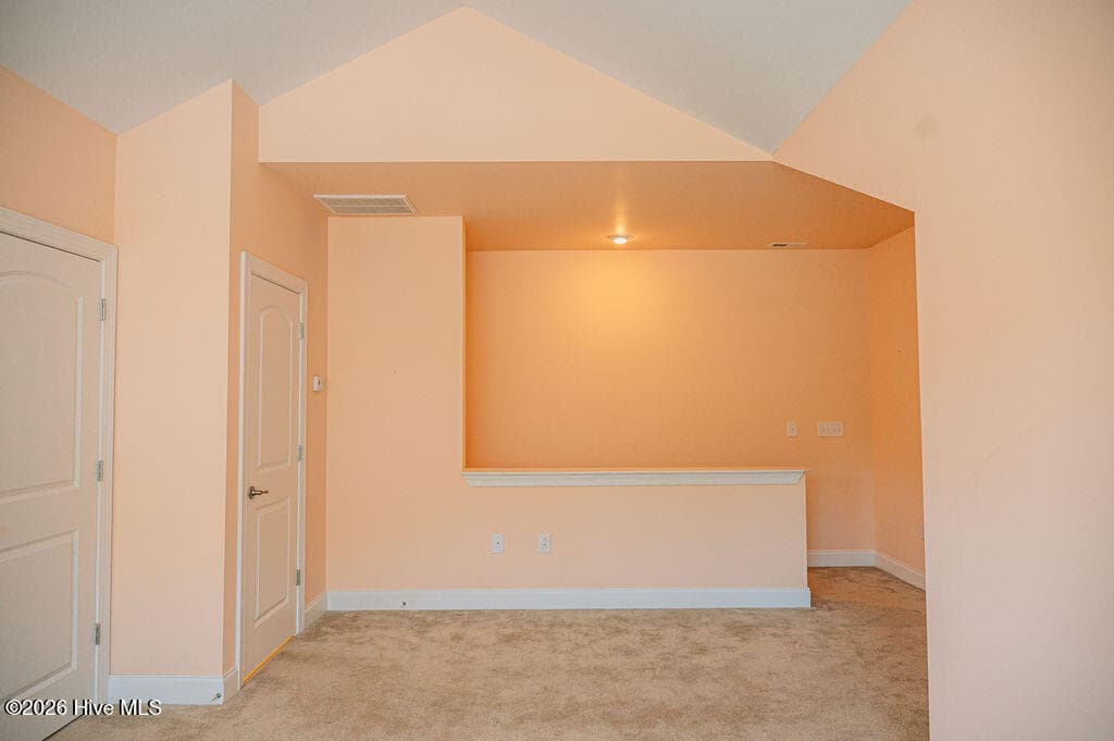 Upstairs living/bedroom with attic storage - 123 W Chelsea Court, Southern Pines, NC 28387