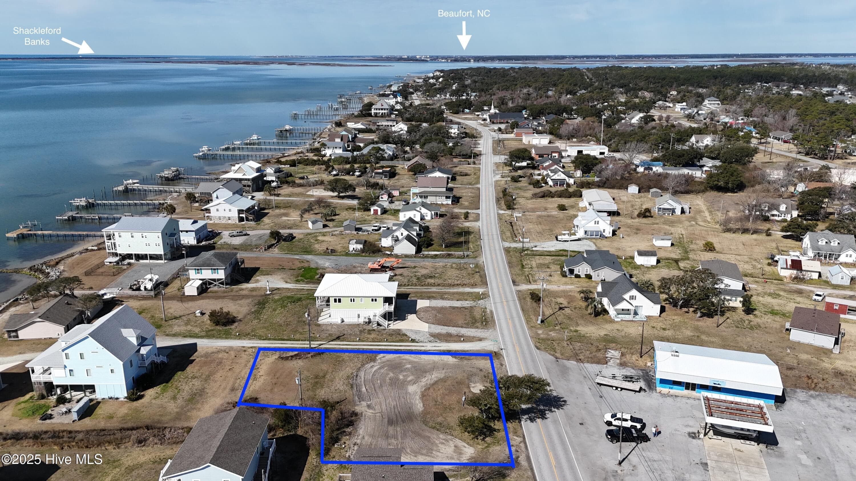 Stunning views of Back Sound from buildable land on Harkers Island 3. - 908 & 922 Island Road, Harkers Island, NC 28531