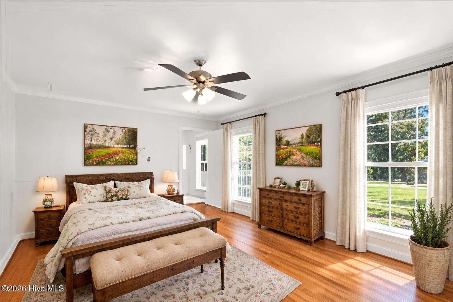 virtually staged primary suite - 303 Wood Street, Goldsboro, NC 27534
