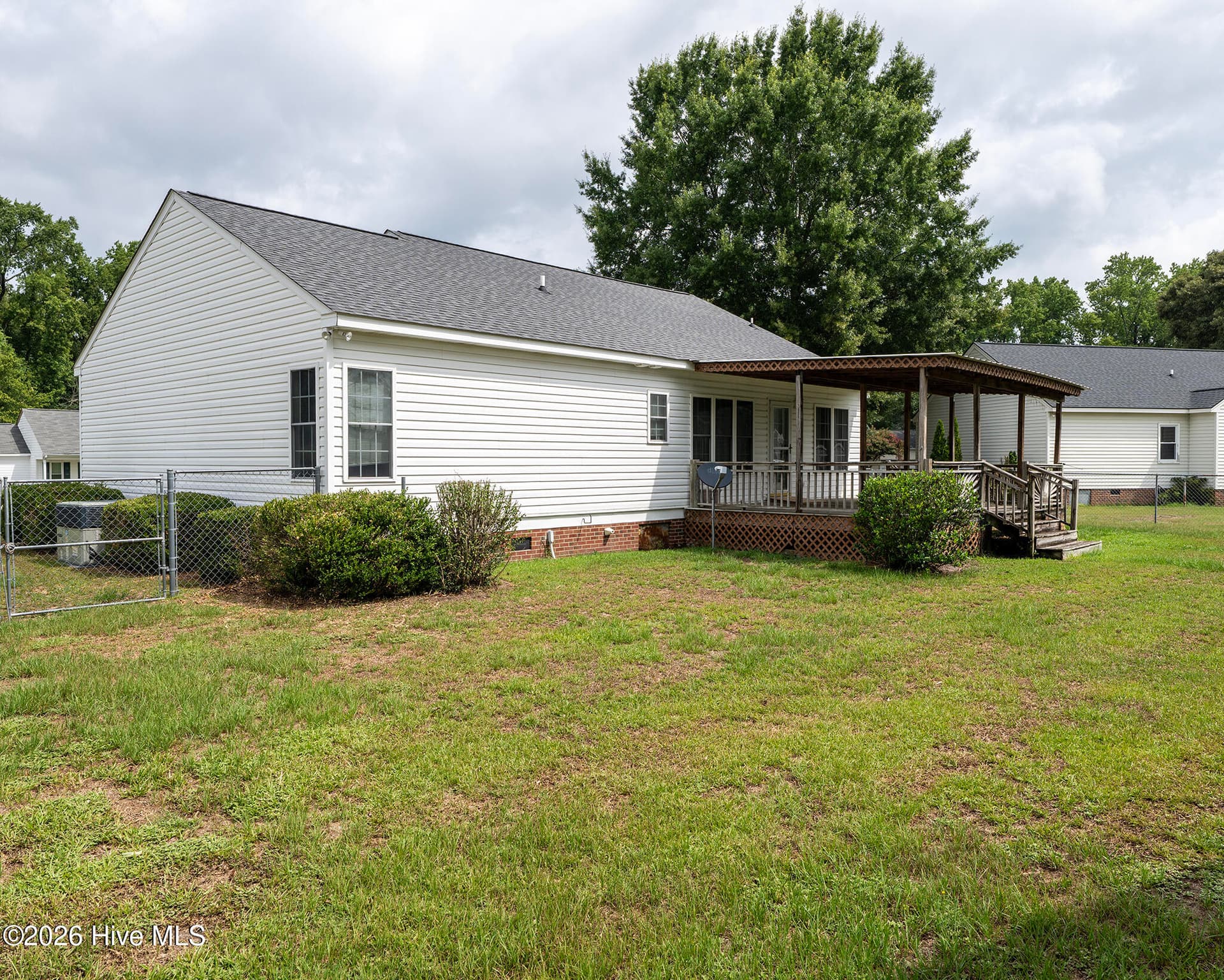 Back of Home - 104 Trawick Drive, La Grange, NC 28551