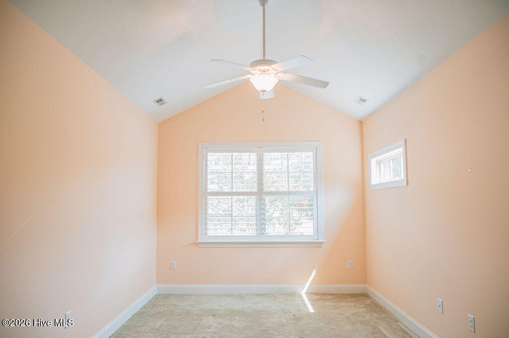 Upstairs living/bedroom with attic storage - 123 W Chelsea Court, Southern Pines, NC 28387