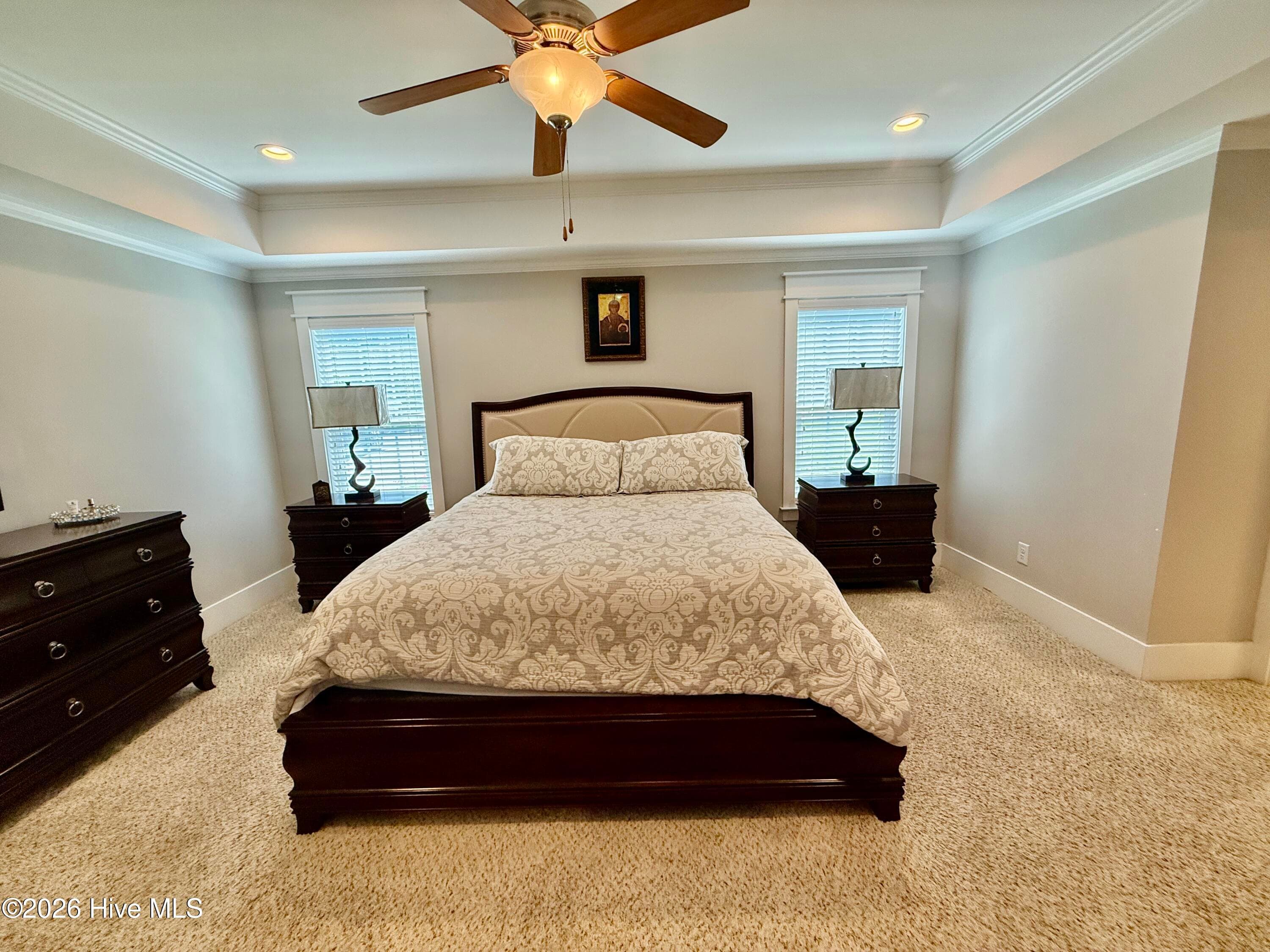 Primary Bedroom on first floor - 24 Banning Drive, Whispering Pines, NC 28327