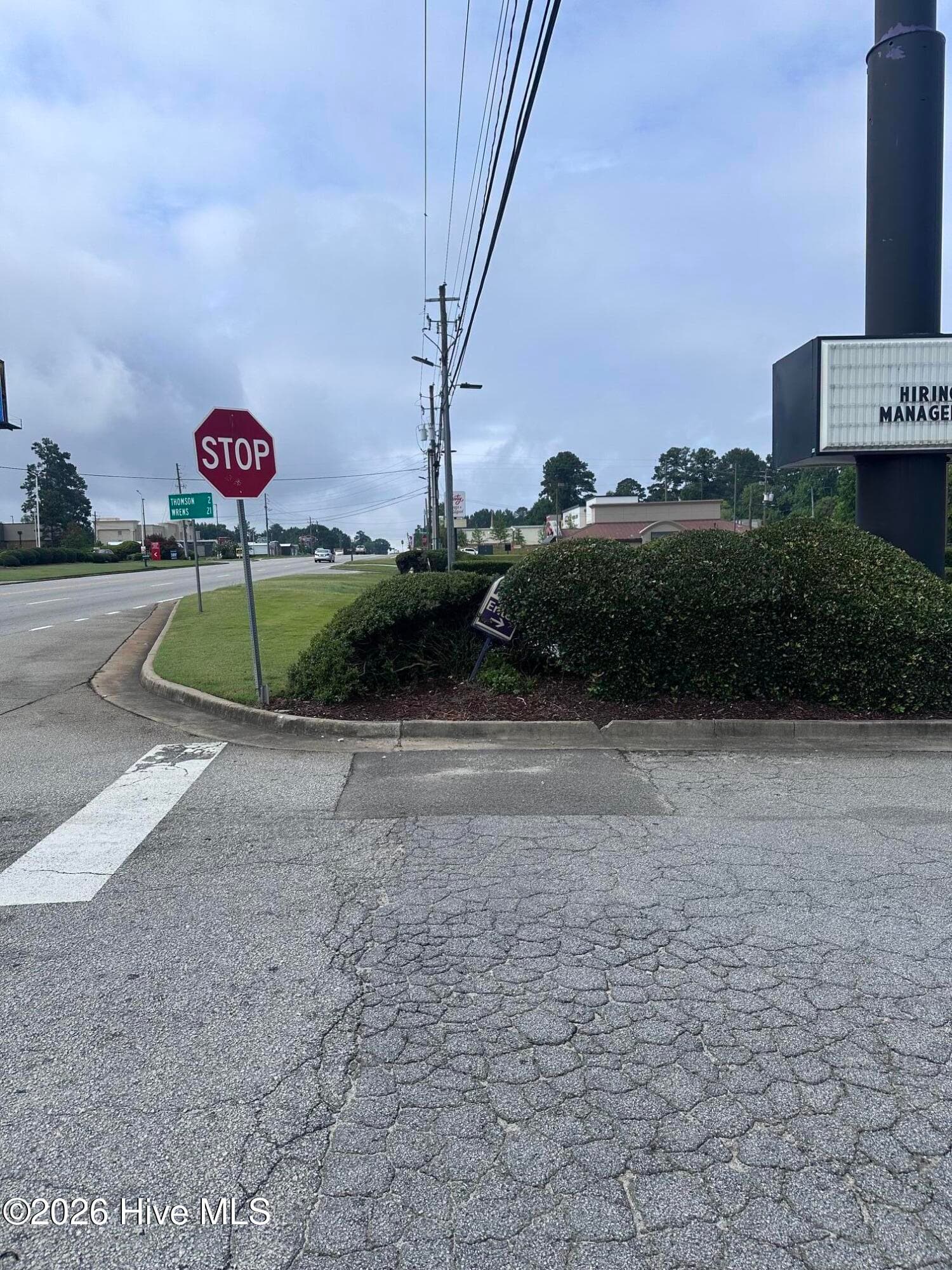 View to south along Washington Road common access - 00 Earle Street, Thomson, GA 30824