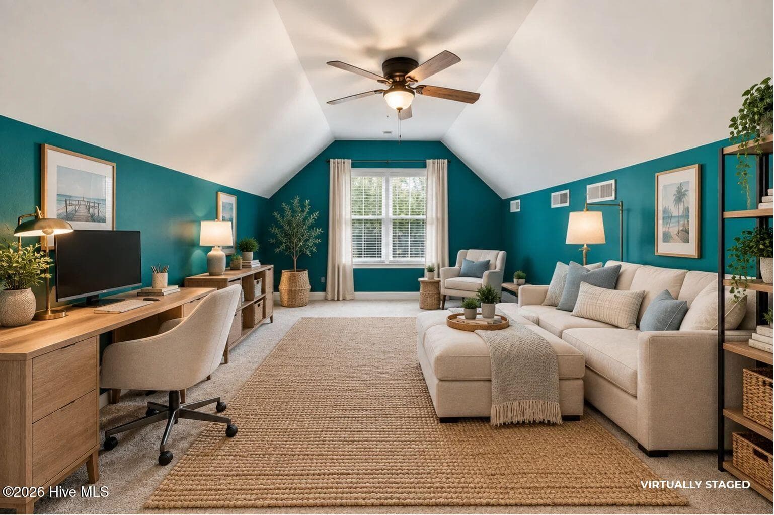 Virtually staged bonus room - 122 Pond View Circle, Hampstead, NC 28443