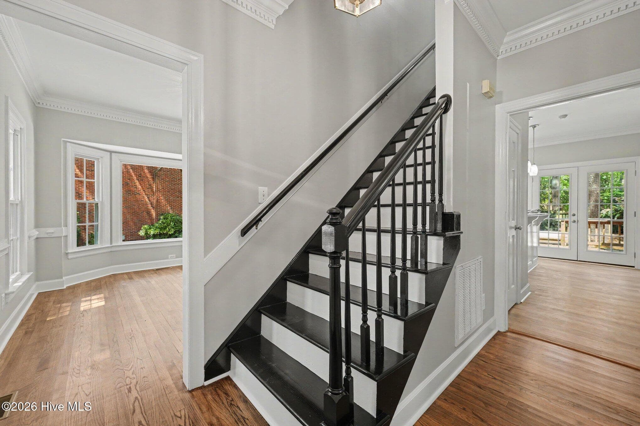 Entry foyer with hardwood - 2112 Burnside Drive NW, Wilson, NC 27896