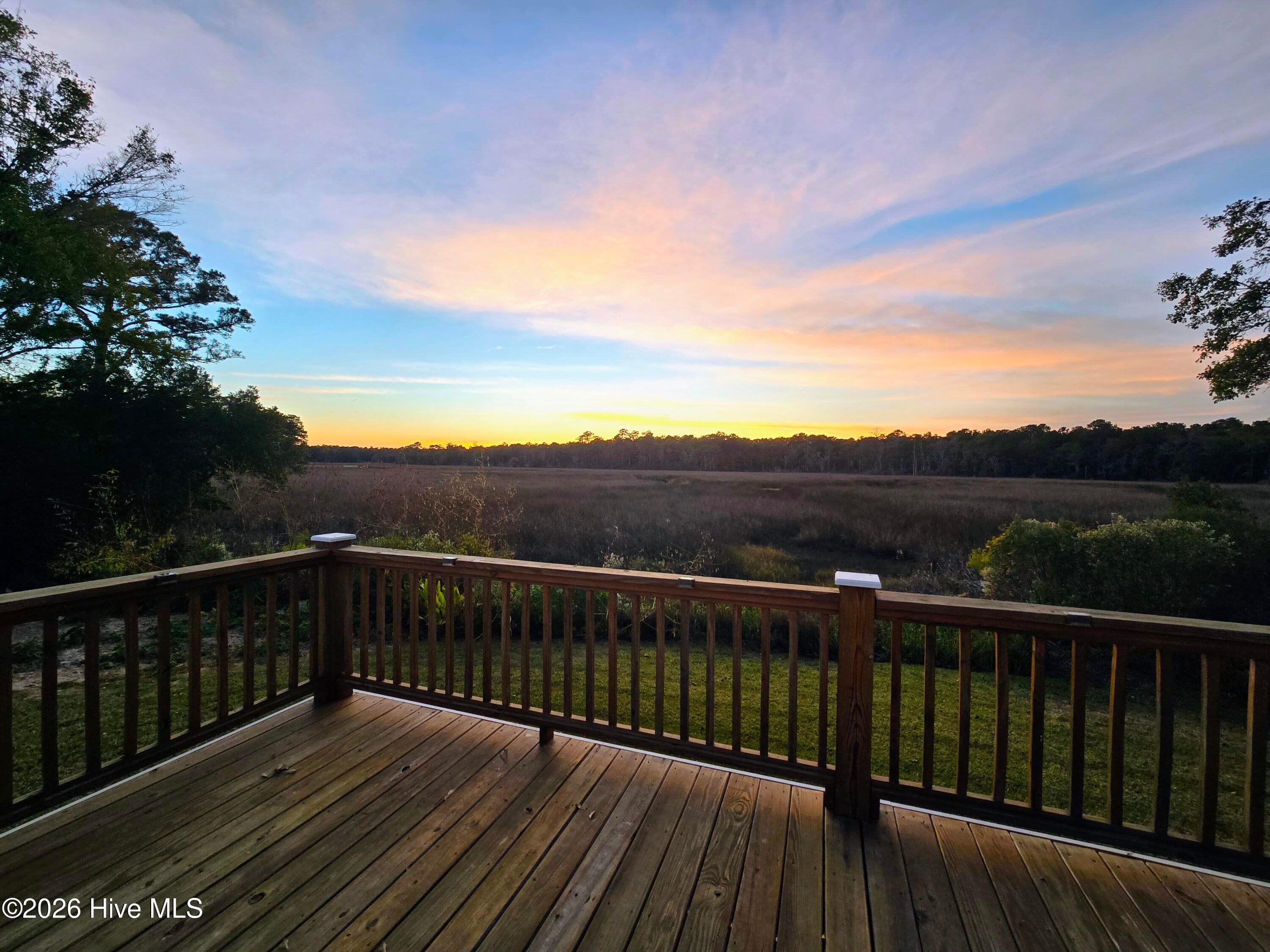 Sunset from back deck <3 - 2037 Oxpen Road SW, Supply, NC 28462