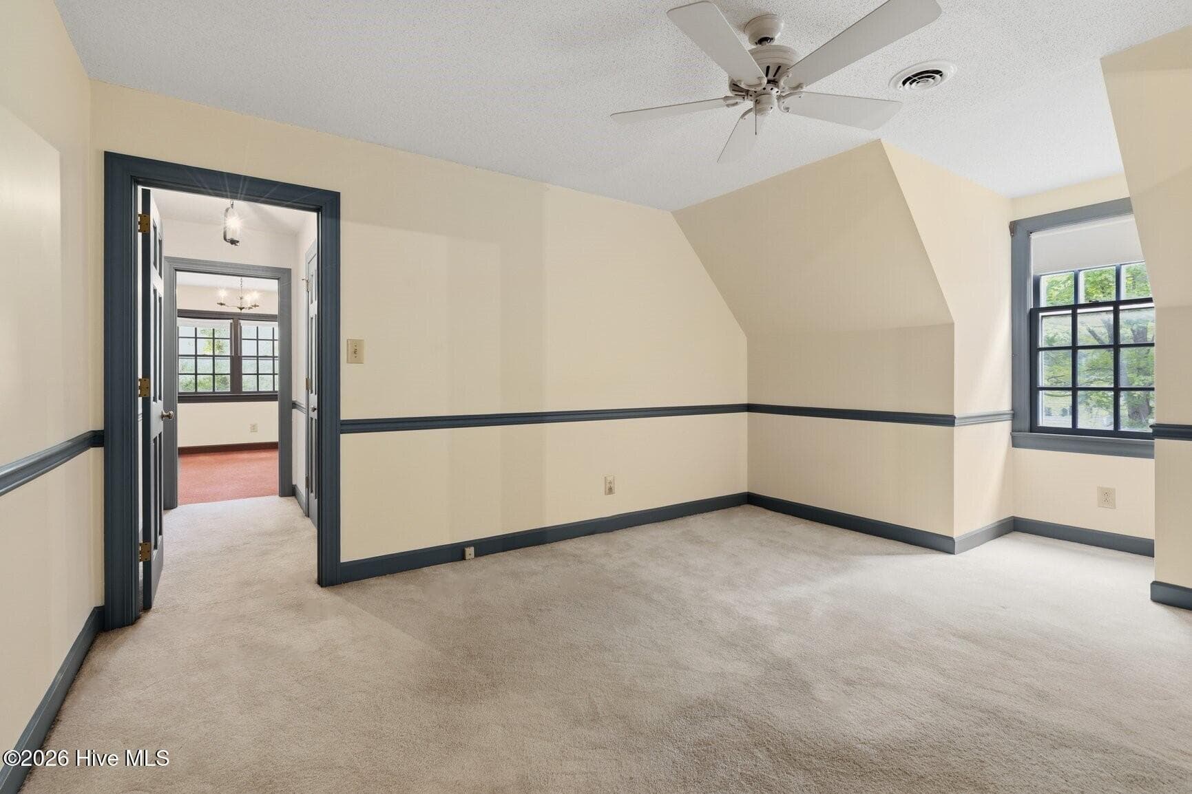 Master Bedroom looking toward the lounge/seating area... - 3521 Sheffield Drive, Rocky Mount, NC 27803