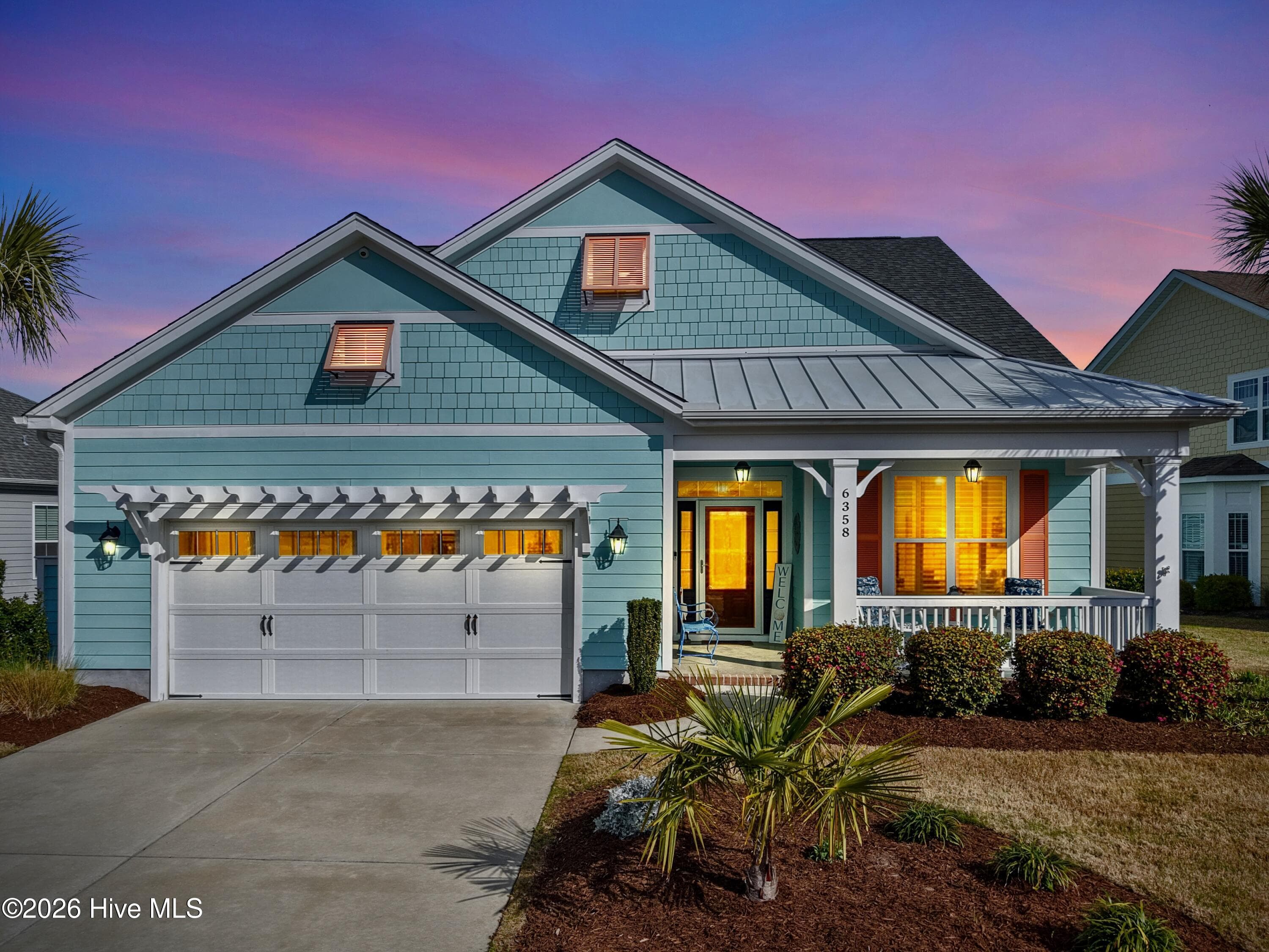 Sidewalks add to the quaint feel of The Retreat. - 6358 Bryson Drive SW, Ocean Isle Beach, NC 28469