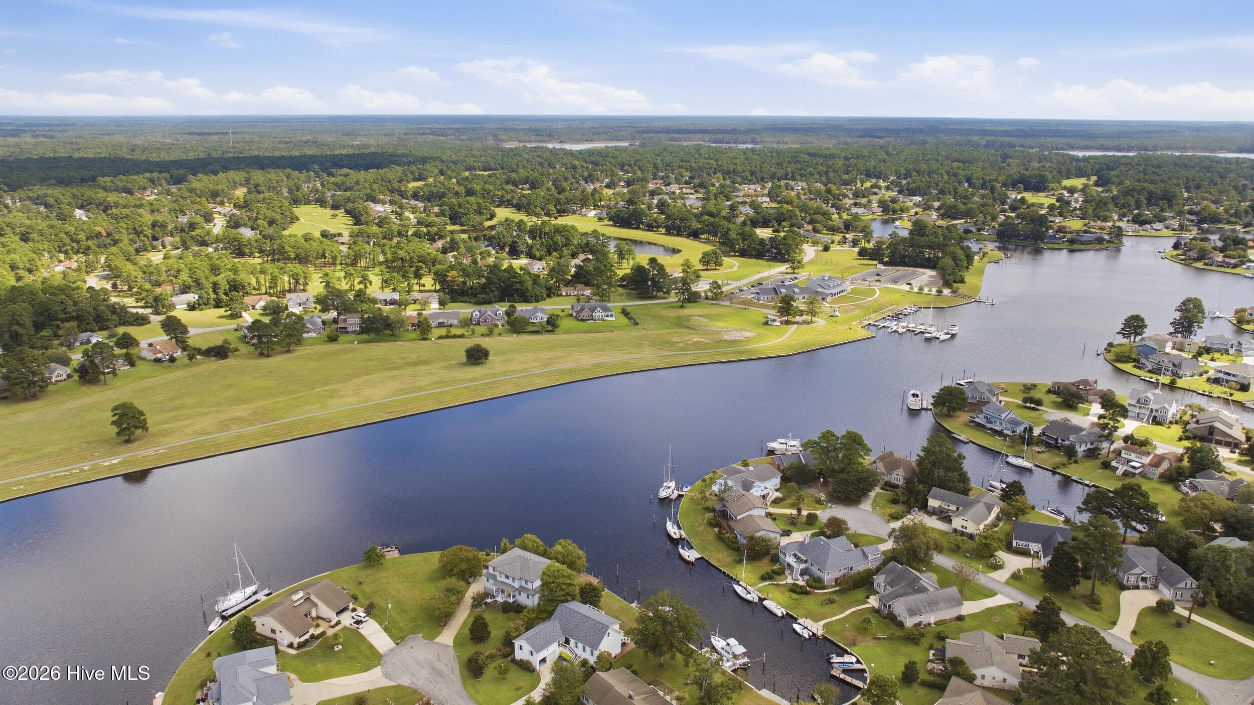 Aerial View - 1012 Pelican Drive, New Bern, NC 28560
