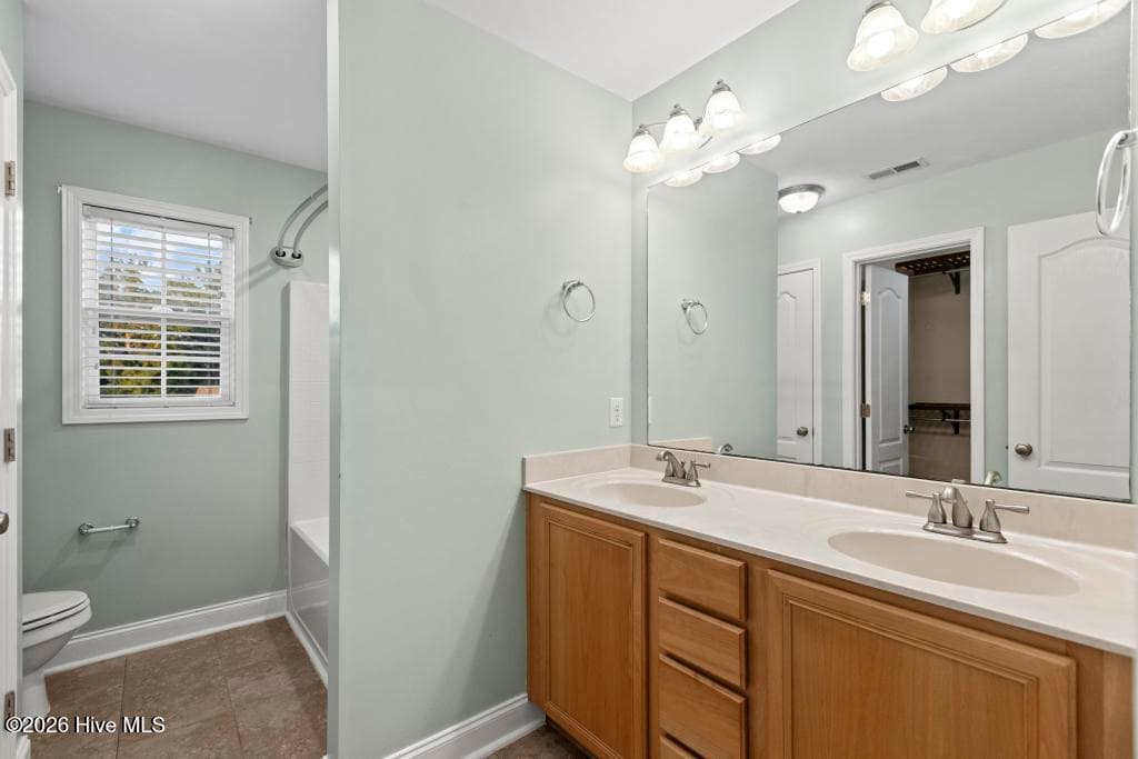 Primary Bath - 208 Gelynda Court, Holly Ridge, NC 28445