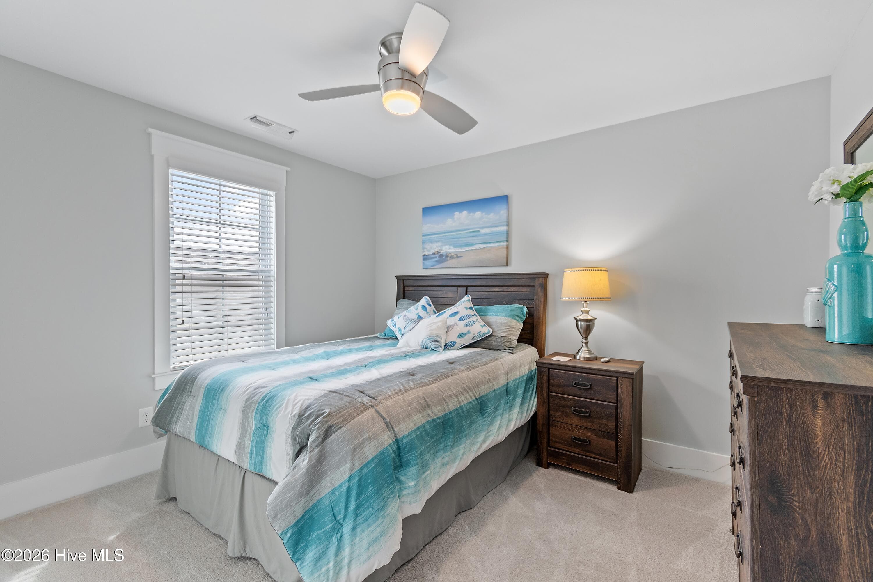 Bedroom #4 on top floor of home. - 6358 Bryson Drive SW, Ocean Isle Beach, NC 28469