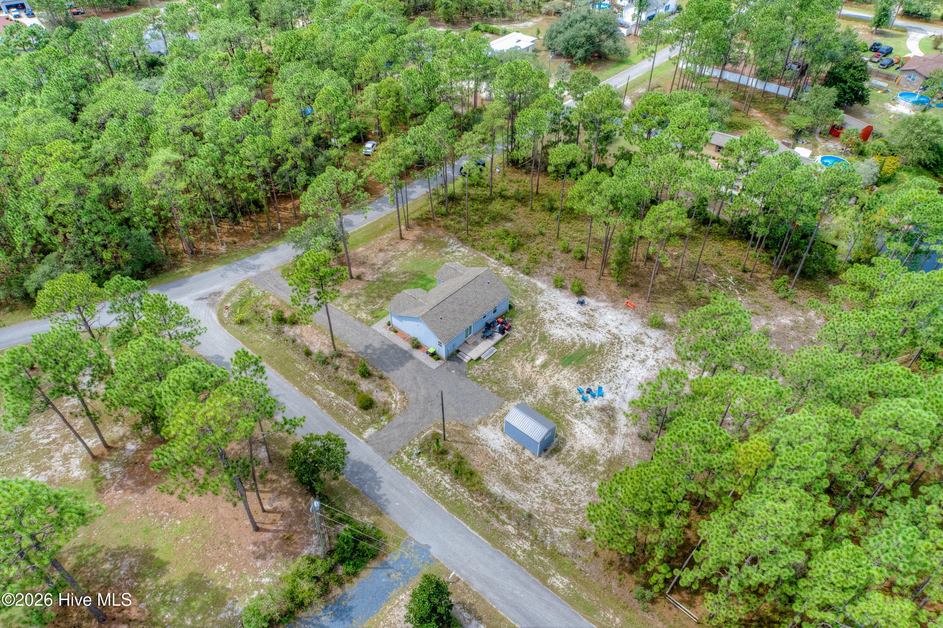 Aerial - 1053 Springdale Road, Southport, NC 28461