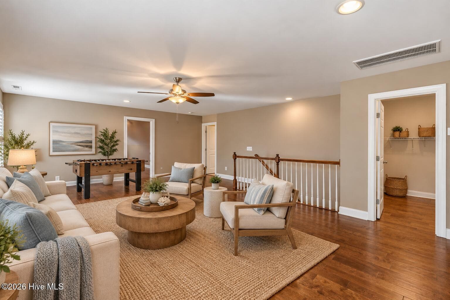 Virtually Staged Photo |OPTION 1 Upstairs Living Area: Family Room - 2153 Forest View Circle, Leland, NC 28451