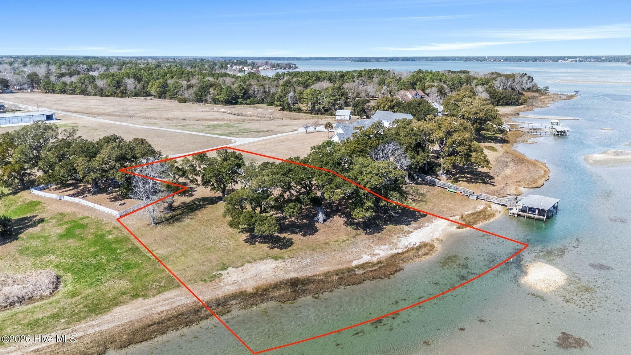 Lines on photo are approximate boundary lines - see survey - 1.75ac Flamingo Lane, Sneads Ferry, NC 28460