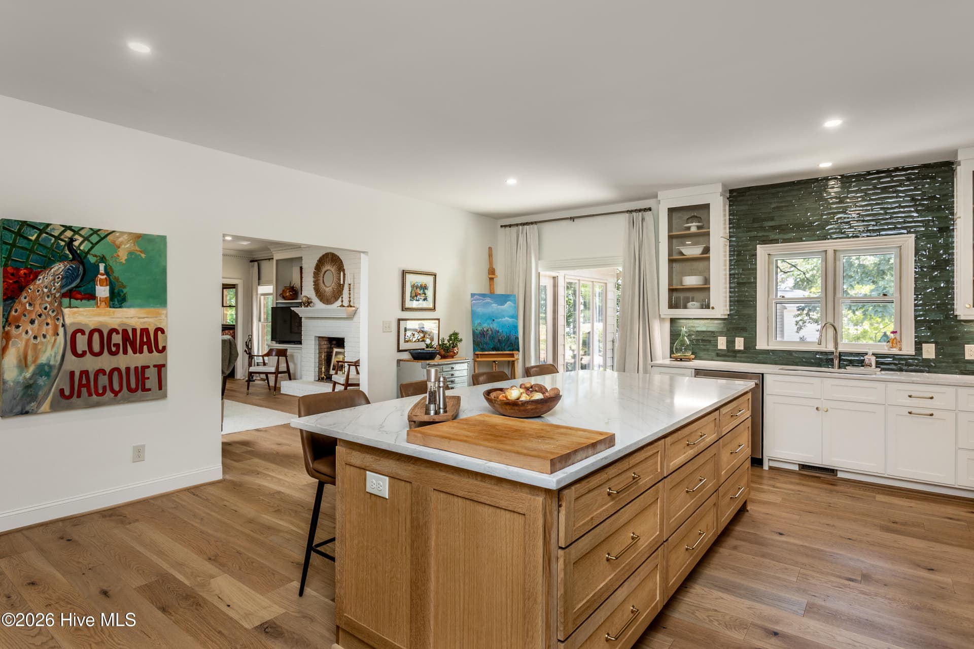 The natural light showcases the attention to detail throughout this major renovation. - 5050 Country Club Drive N, Wilson, NC 27896