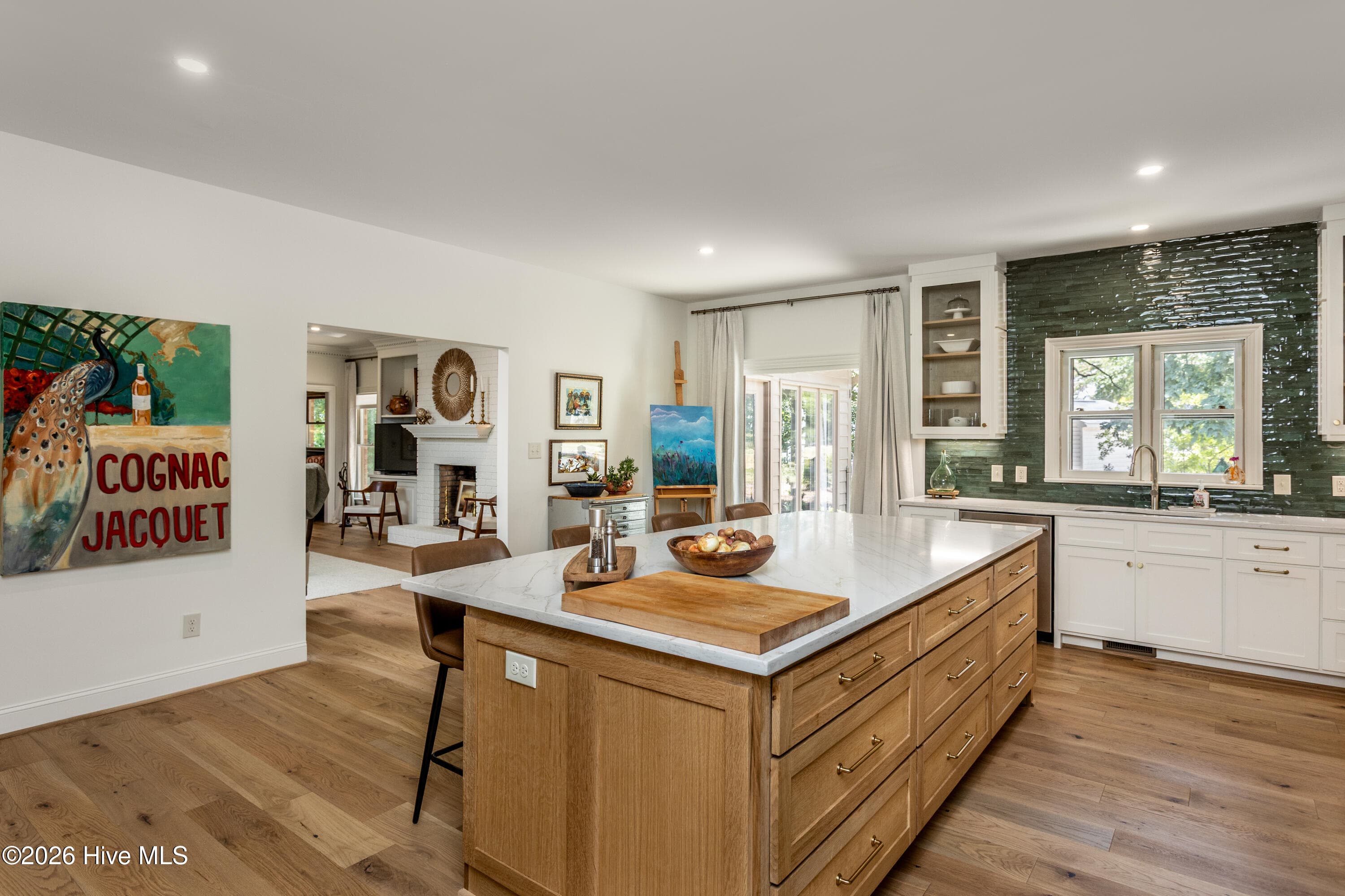The natural light showcases the attention to detail throughout this major renovation. - 5050 Country Club Drive N, Wilson, NC 27896