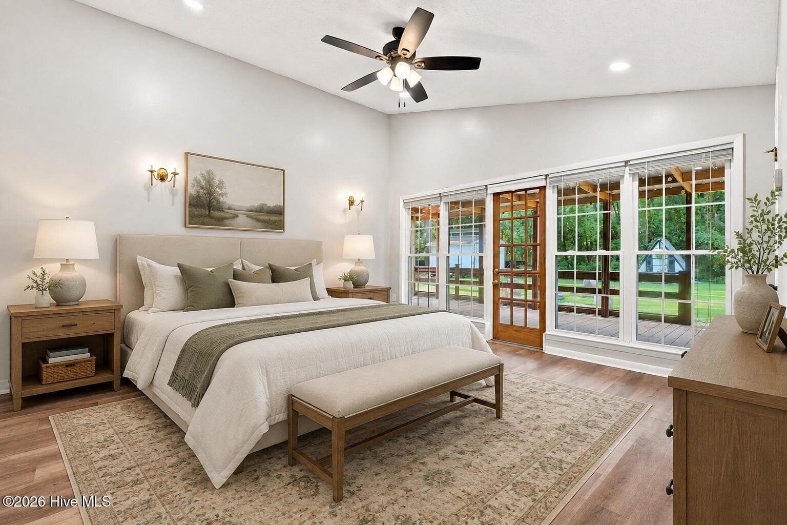 Virtually staged Master Suite - 13280 Blues Farm Road, Laurinburg, NC 28352