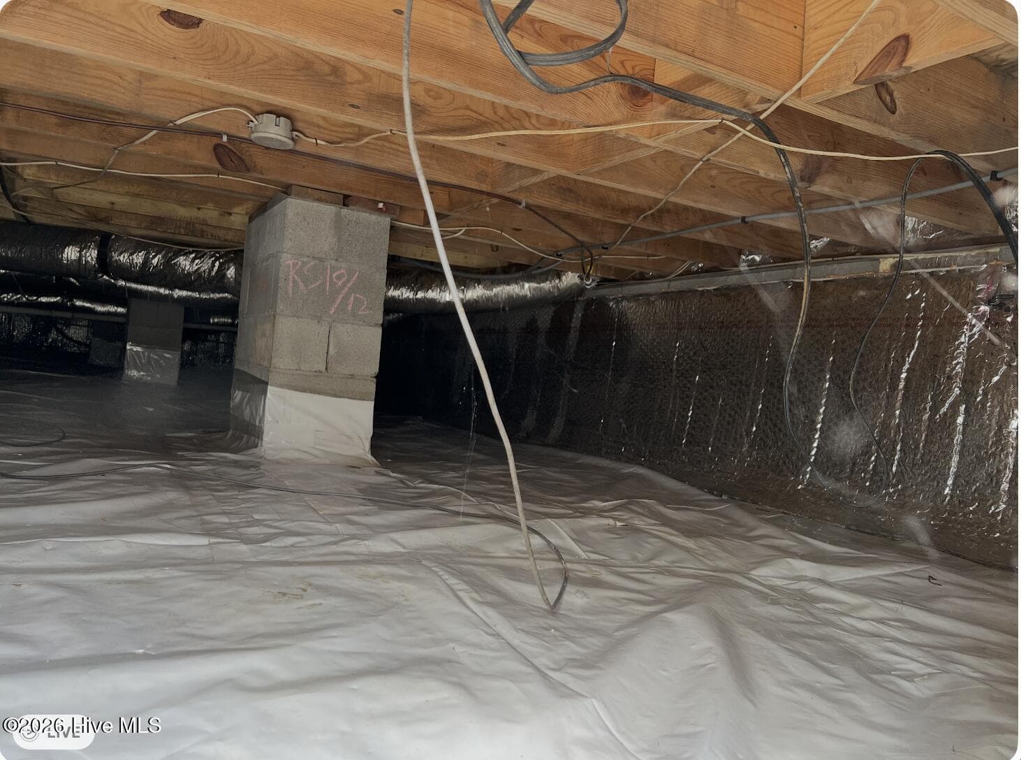 Encapsulated Craw space under house. - 642 Enoch Road, Clinton, NC 28328