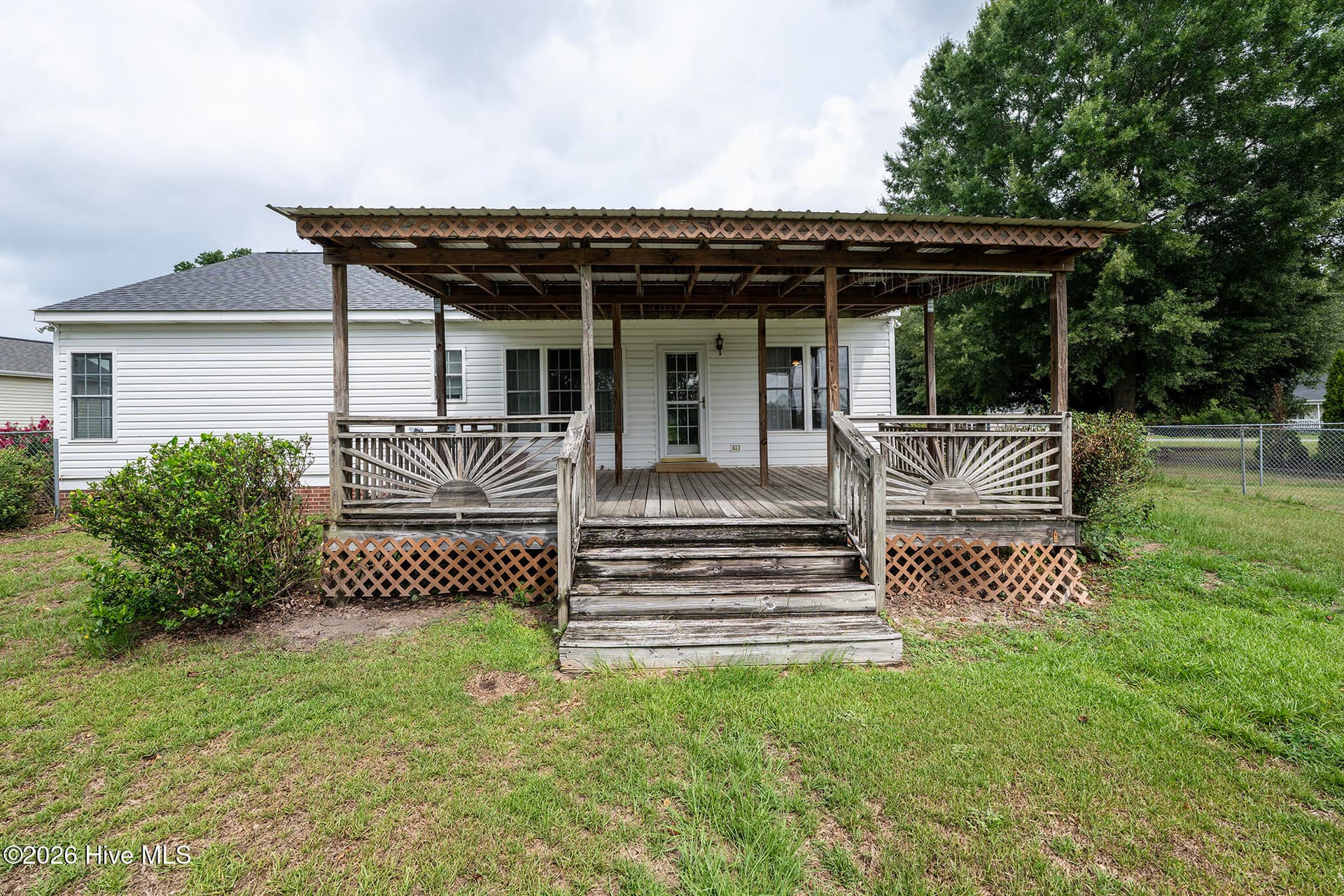 Back of Home - 104 Trawick Drive, La Grange, NC 28551