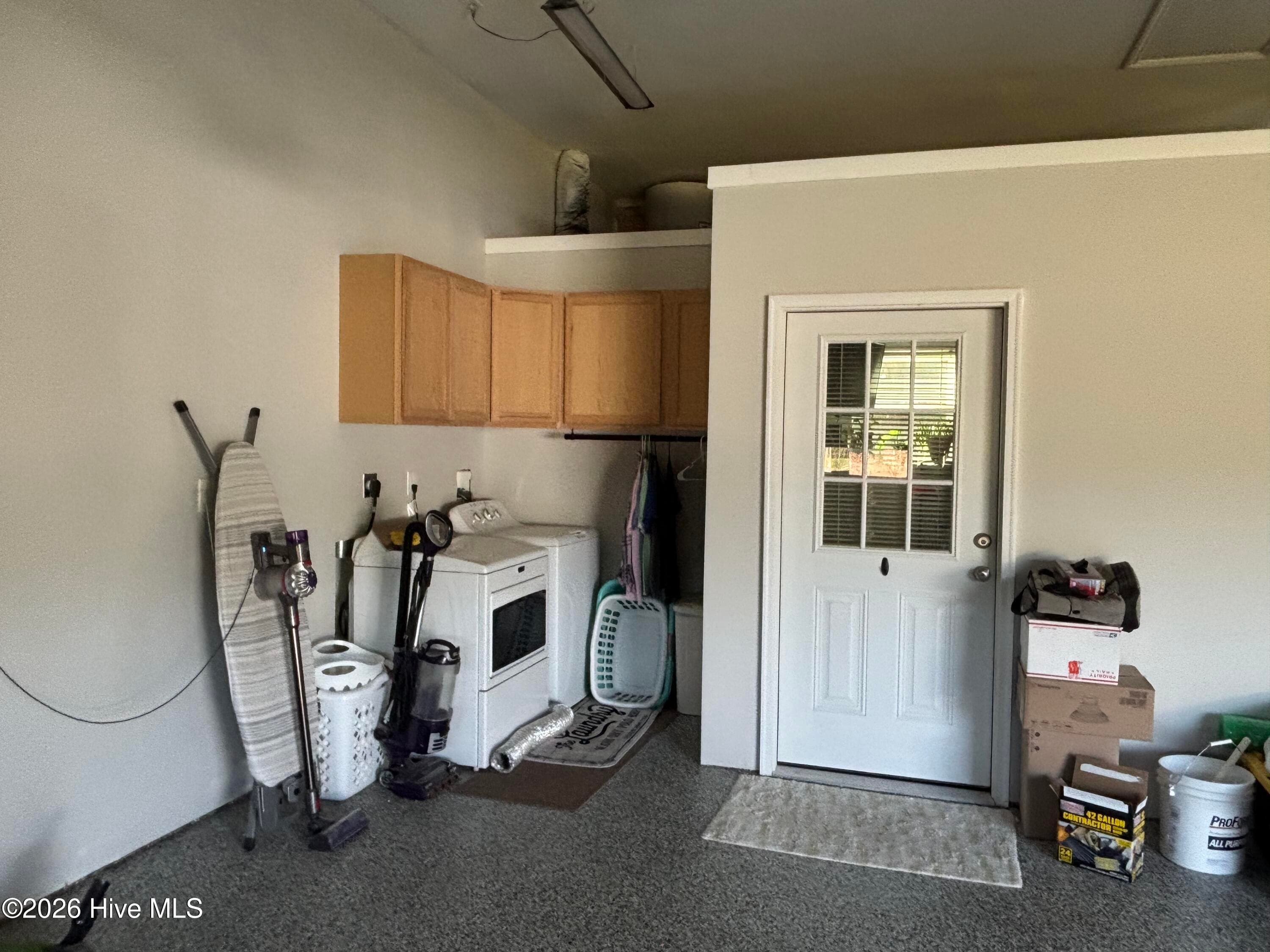 Laundry area and Efficiency room in garage - 593 La Wane Lane, Trenton, NC 28585