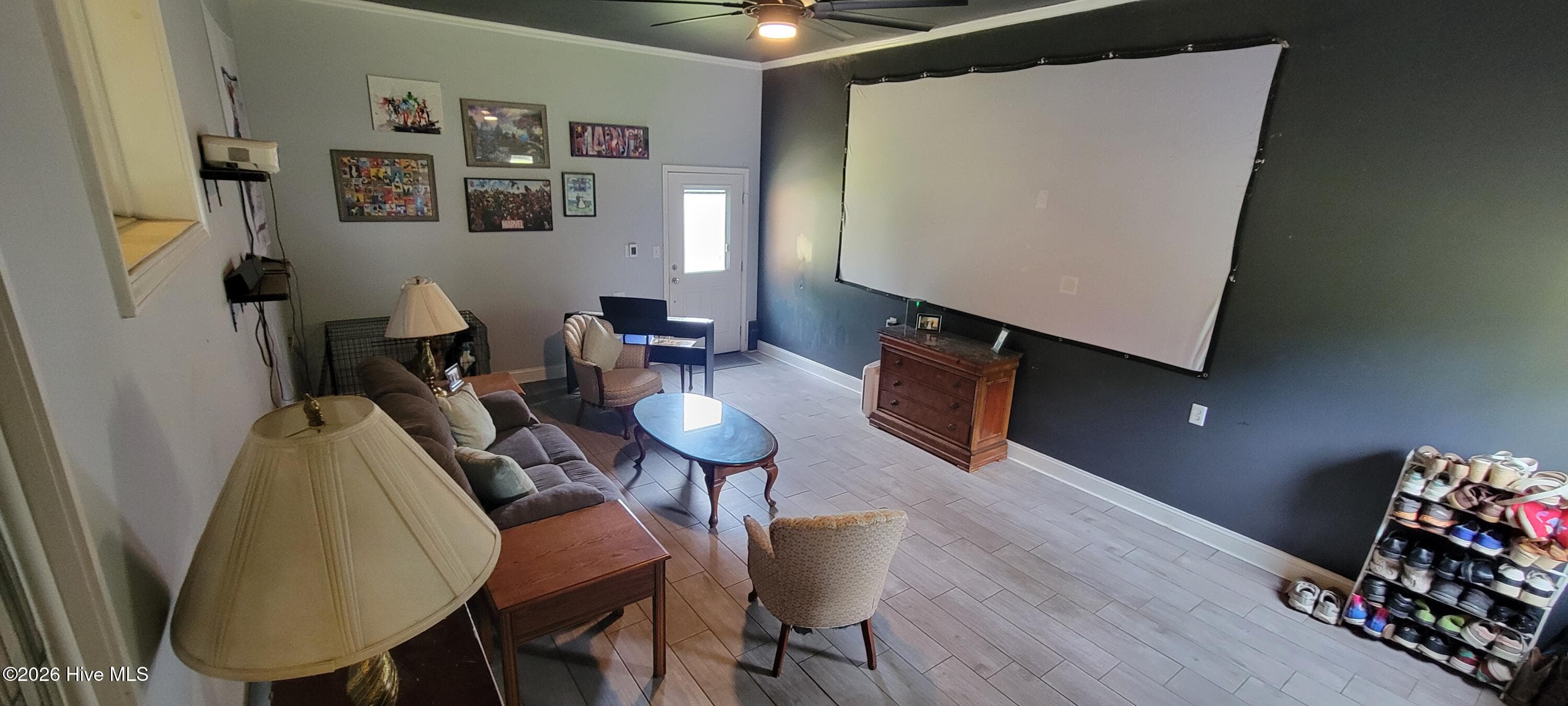 Living Room w/mini split - 110 Landon Drive, Washington, NC 27889