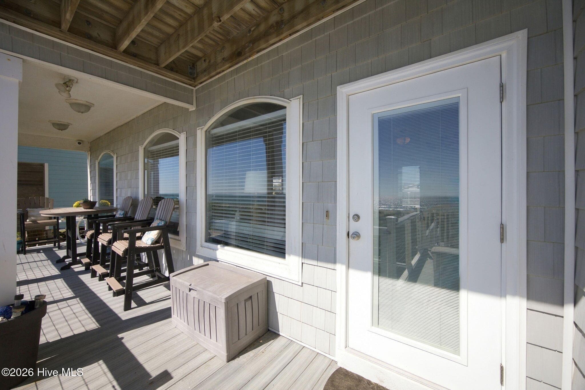 Back Covered Porch - 134 Ocean Boulevard E, Holden Beach, NC 28462, Holden Beach
