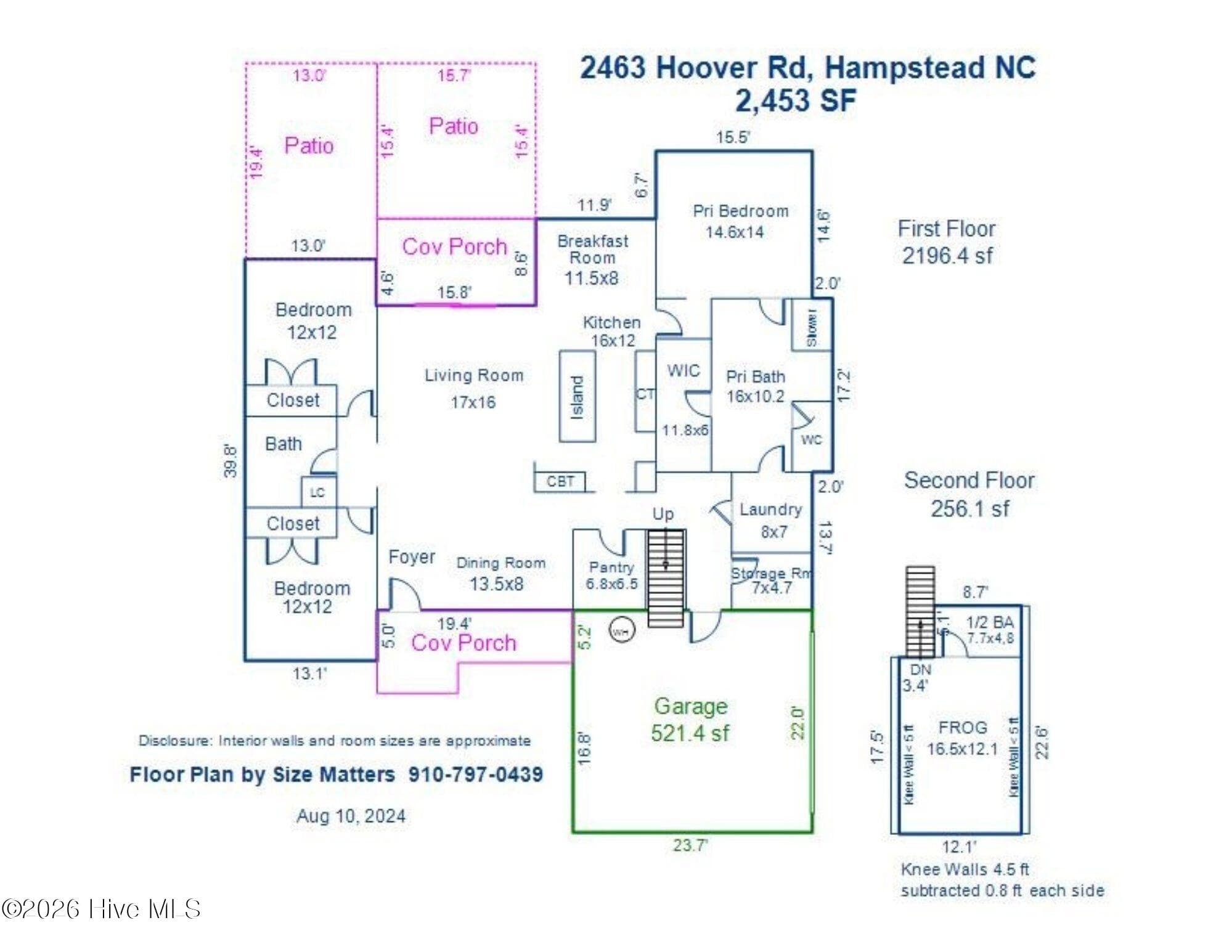 Single Family Residence at 2463 Hoover Road, Hampstead, NC 28443, photo 61 of 62