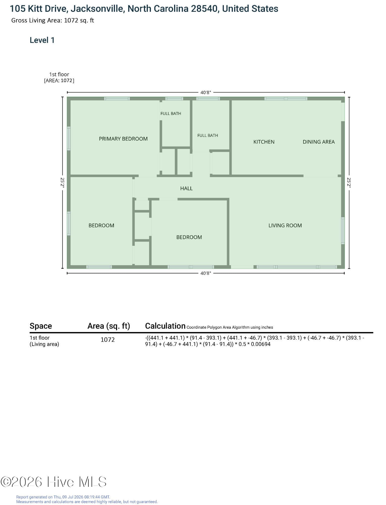Single Family Residence at 105 Kitt Drive, Jacksonville, NC 28540, photo 30 of 30