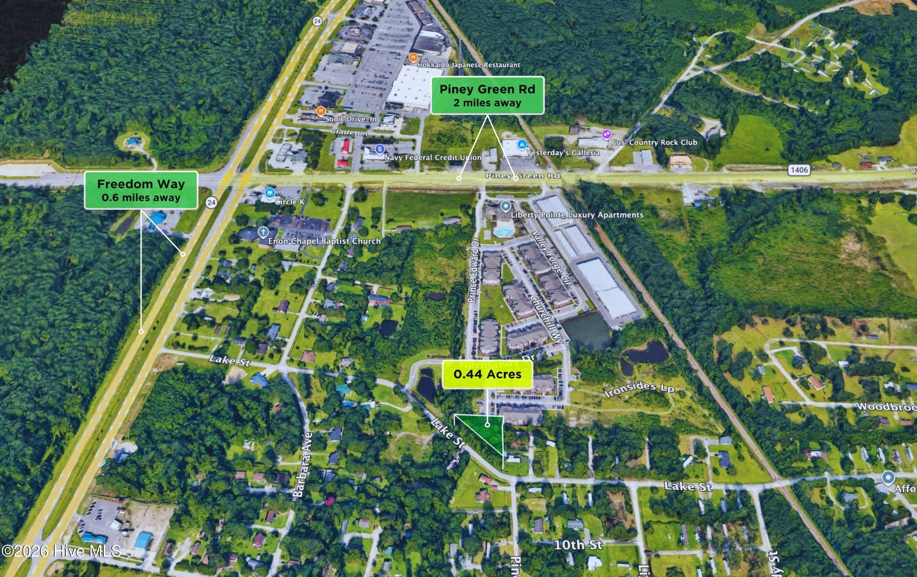 Residential Lot at 0 Lake Street, Midway Park, NC 28544, photo 2 of 3