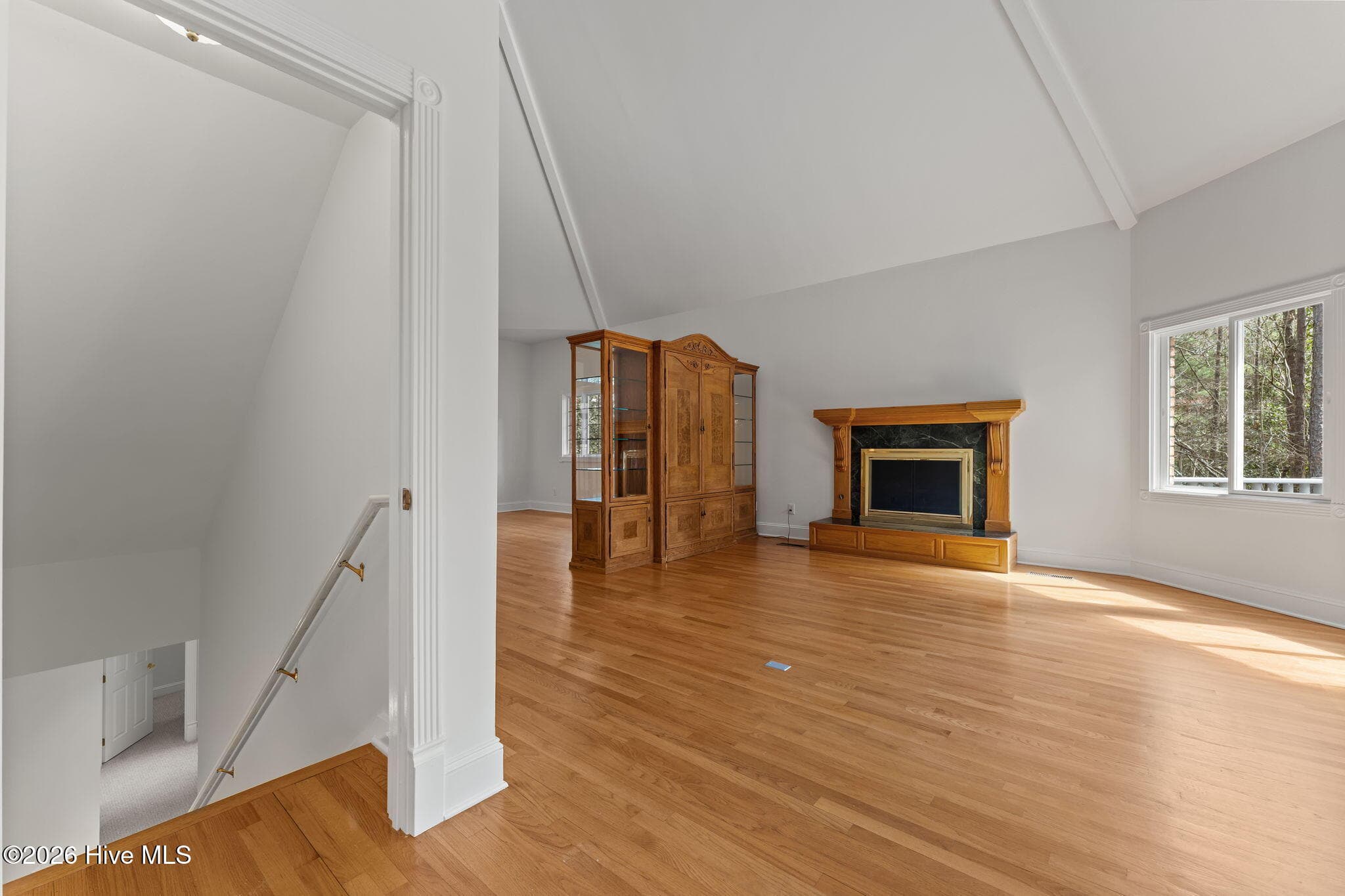 View from the breakfast nook to the entrance to the lower level. - 22 Lochmere Drive, Pinehurst, NC 28374