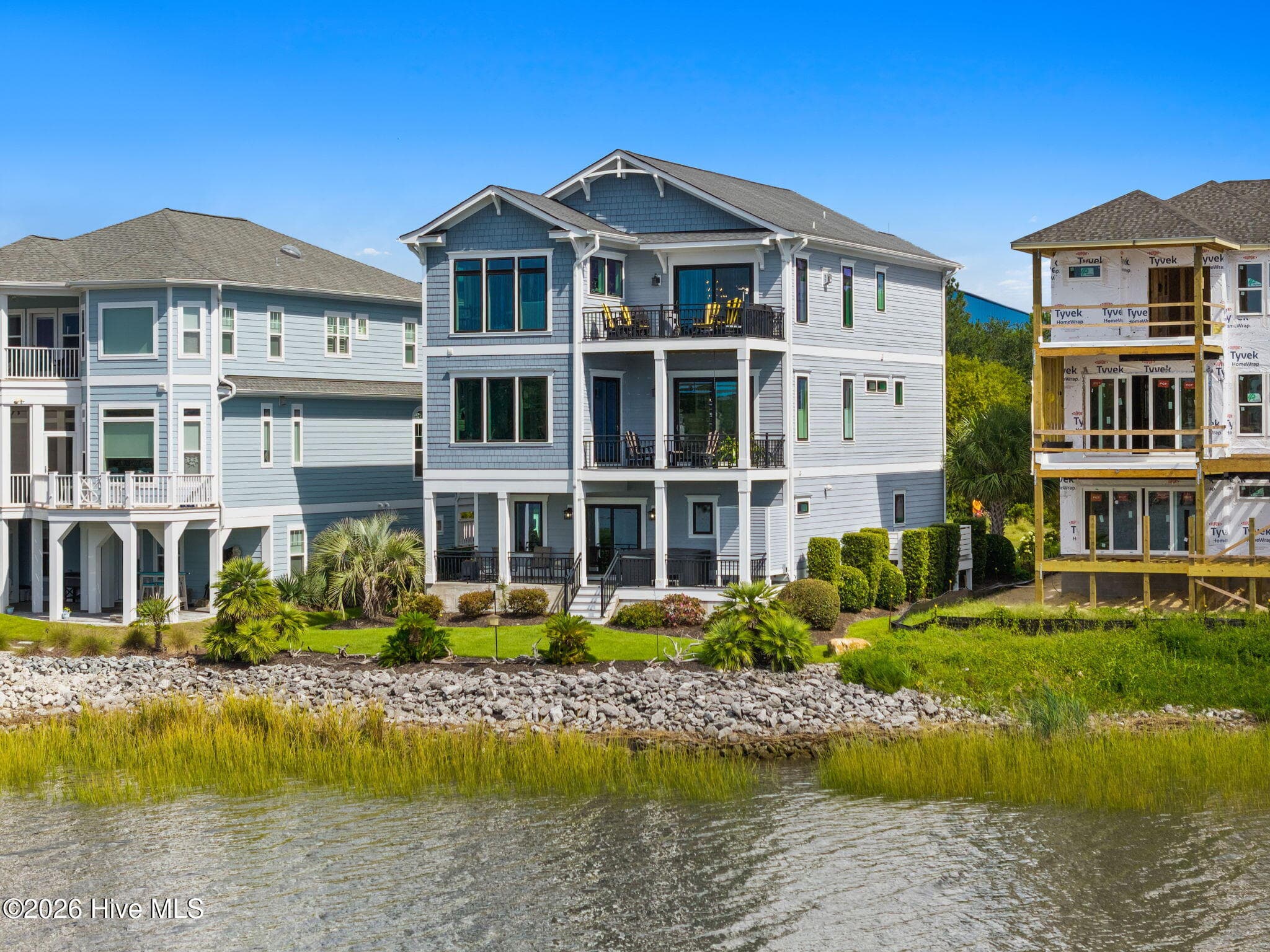 Another view of the back from Oak Island - 2775 Long Bay Drive SE, Southport, NC 28461